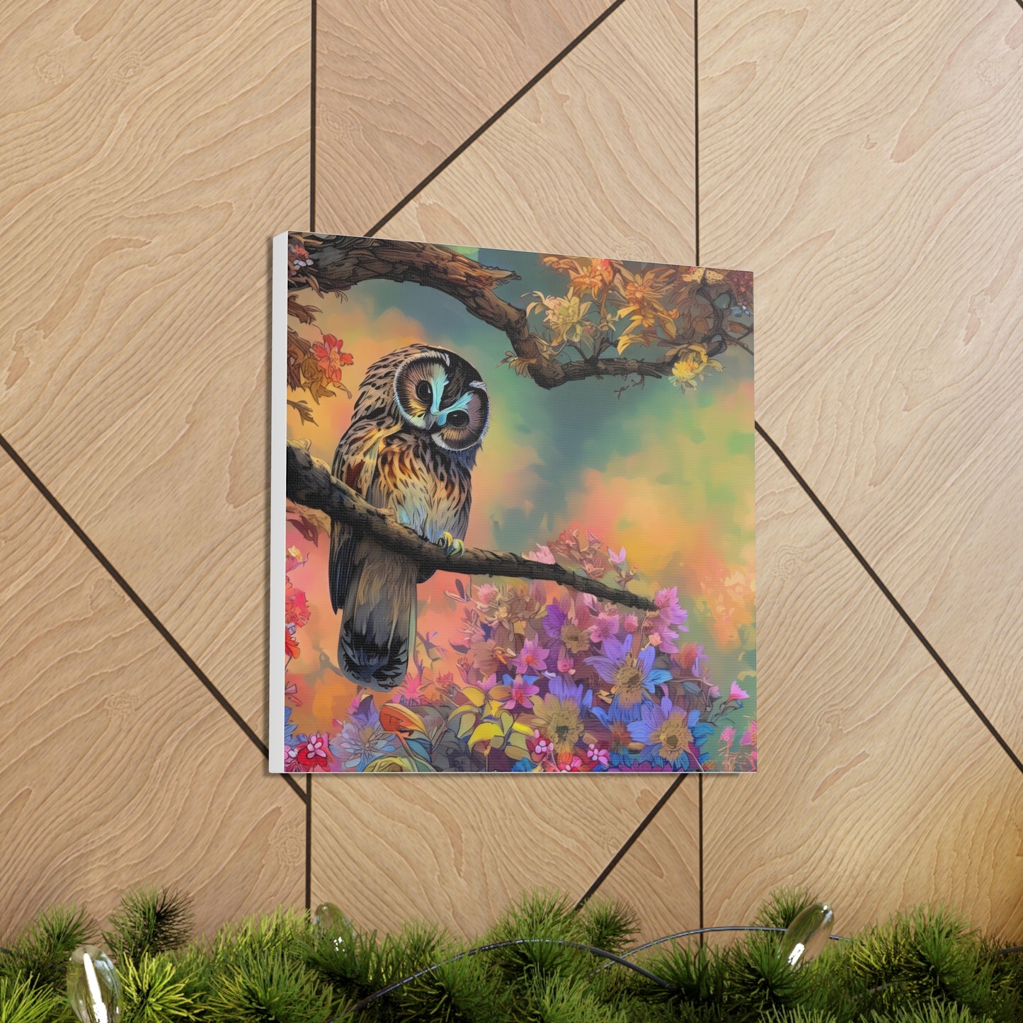 Kansas Owl - Canvas Wall Art