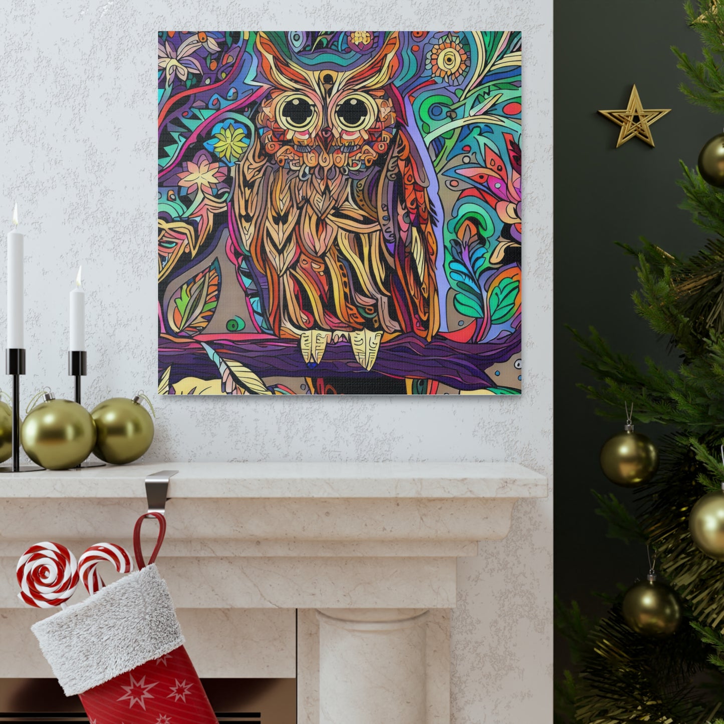 Nevada Owl - Canvas Wall Art
