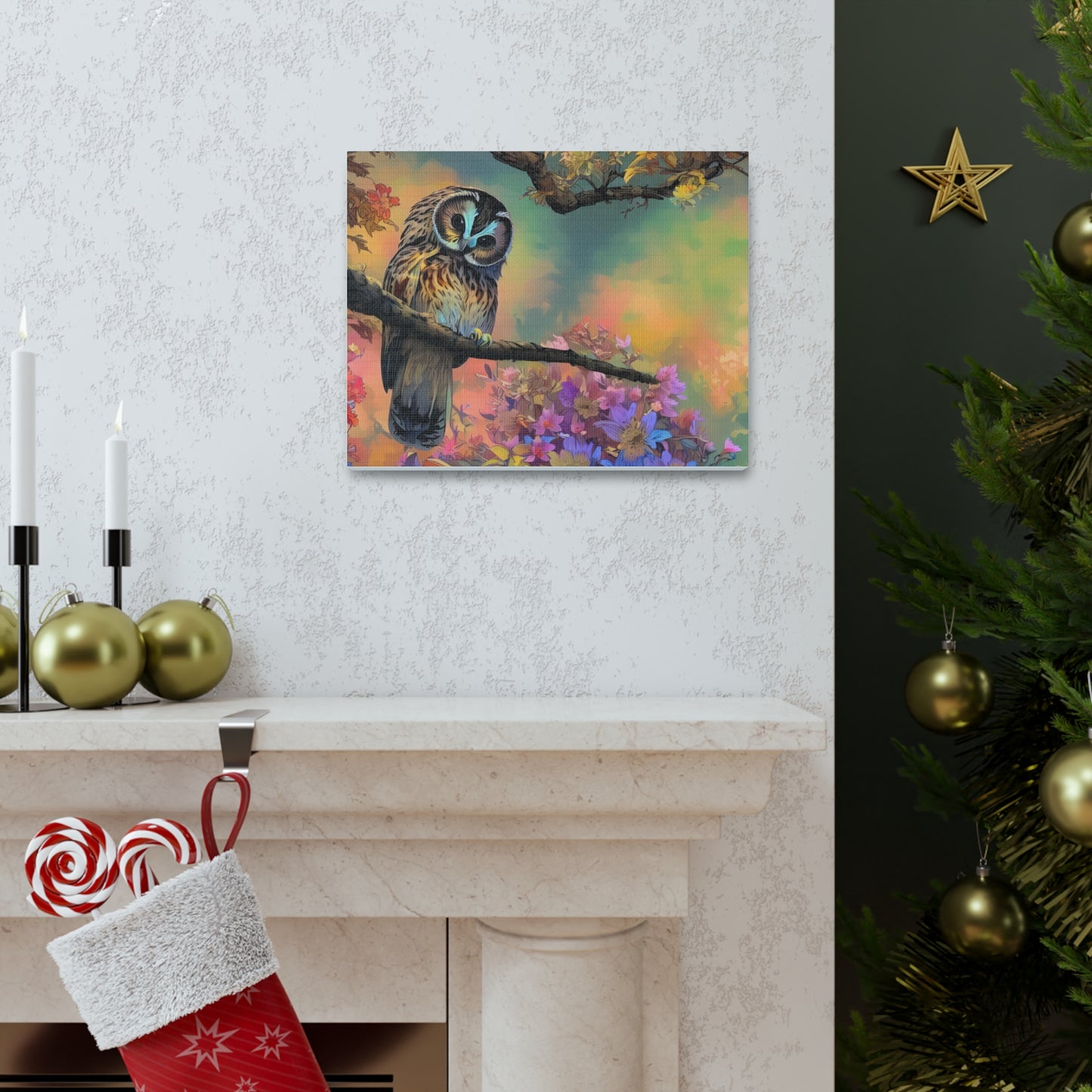 Kansas Owl - Canvas Wall Art