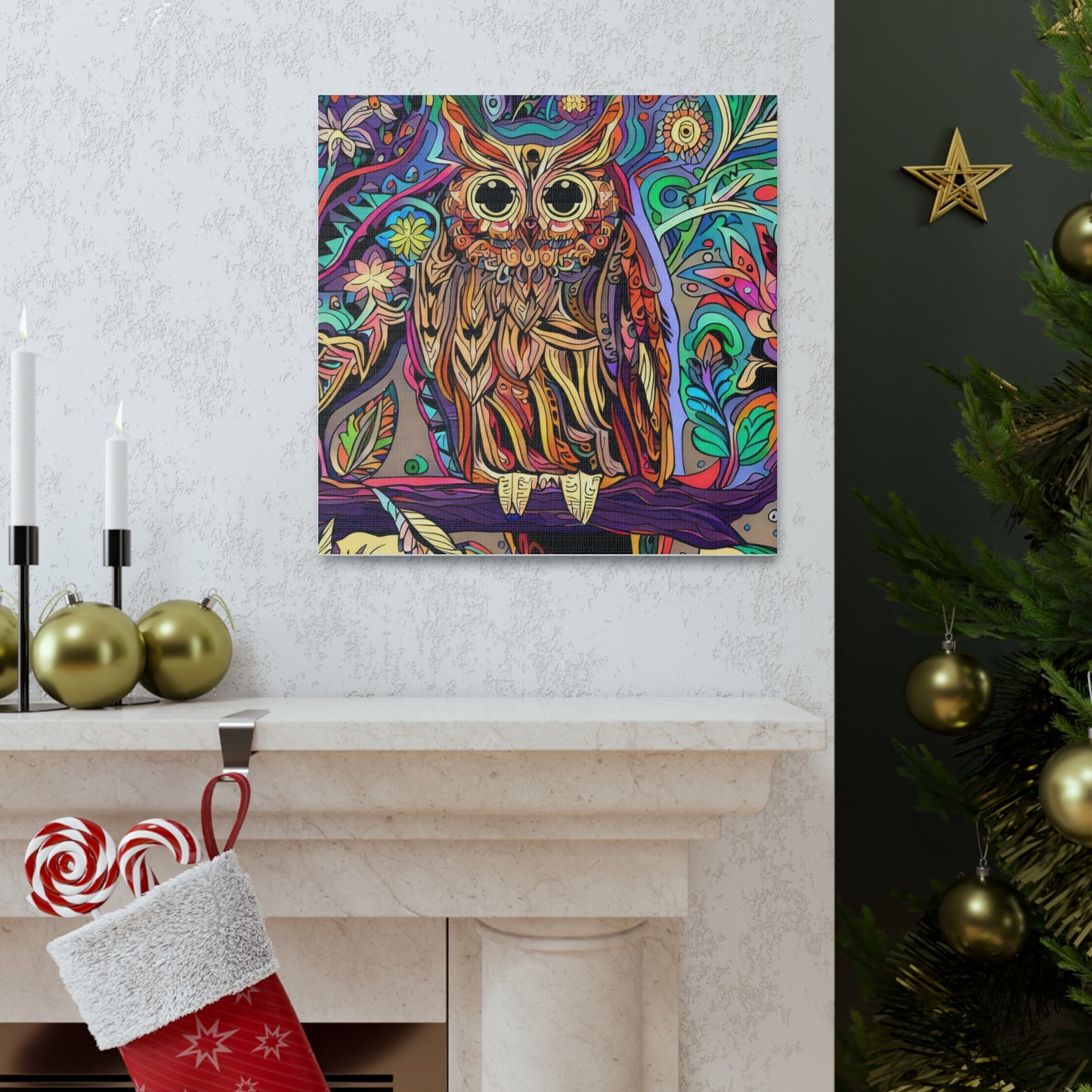 Nevada Owl - Canvas Wall Art