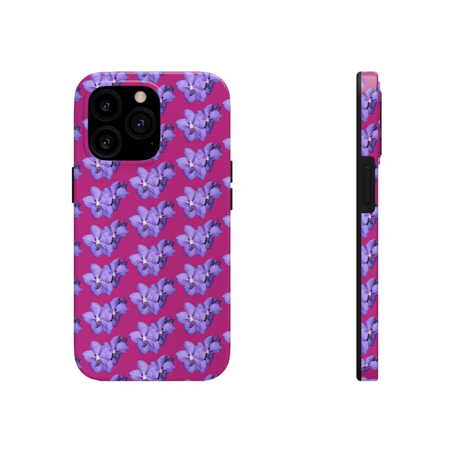 Blue Orchid Pink Tough Phone Case