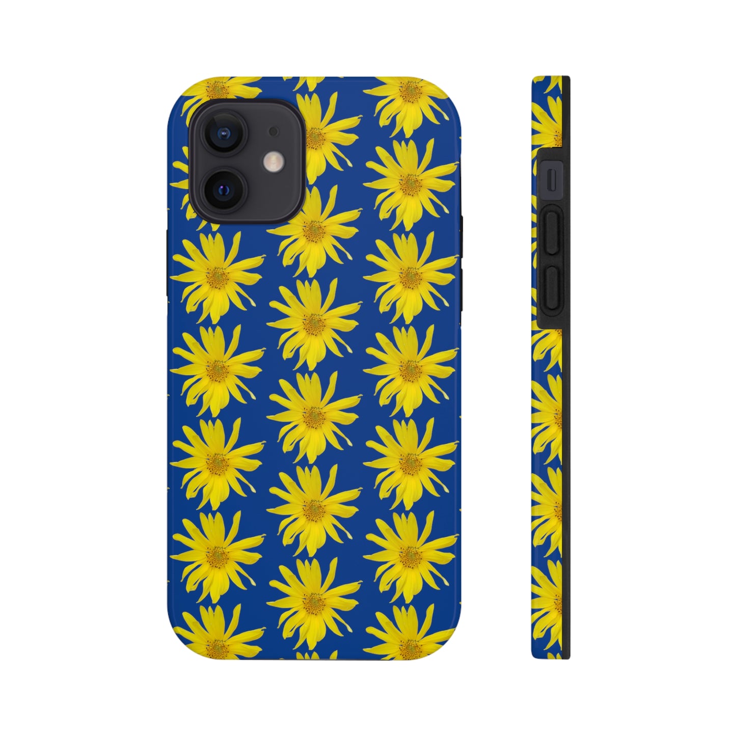 Wild Sunflower Blue Tough Phone Case