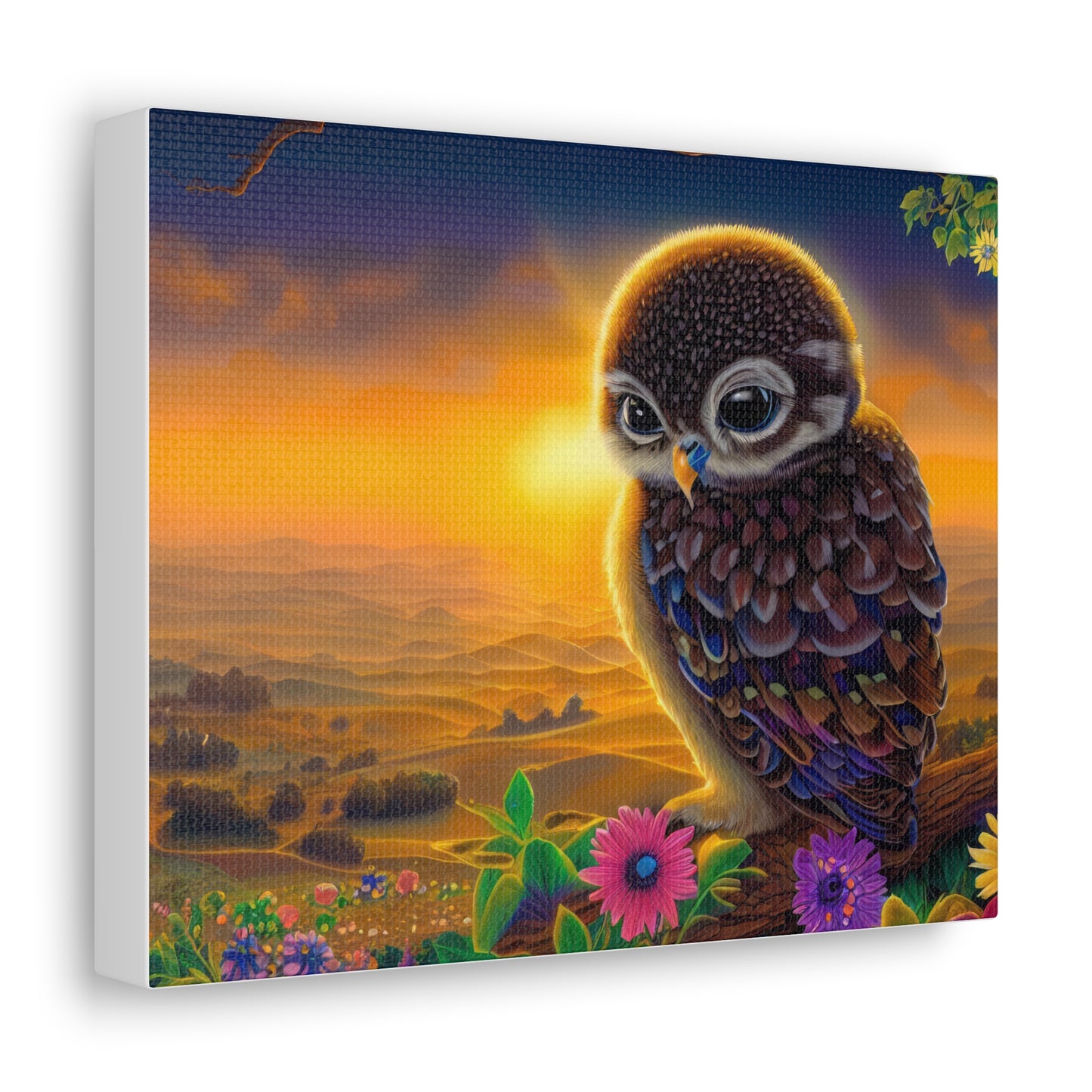 Ohio Owl - Canvas Wall Art