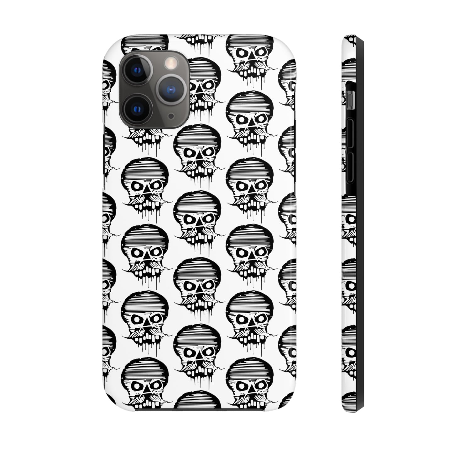 Skull White Tough Phone Case