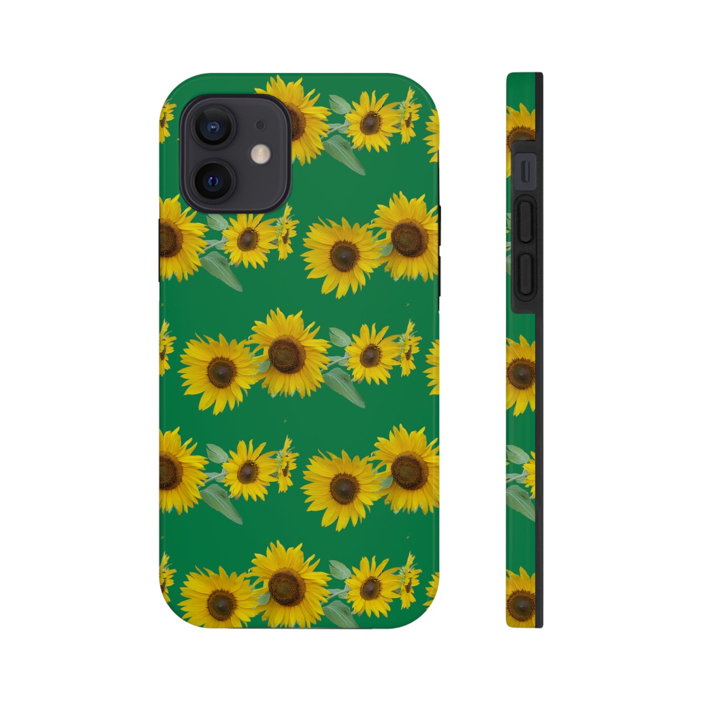 Sunflower Cluster Green Tough Phone Case