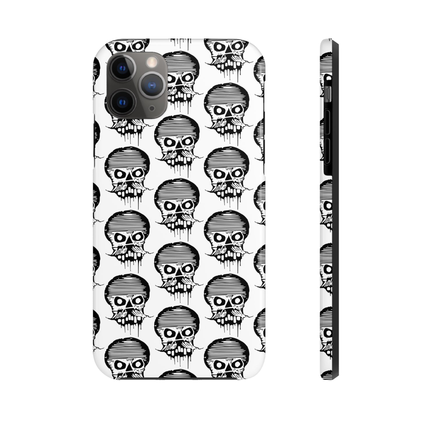 Skull White Tough Phone Case