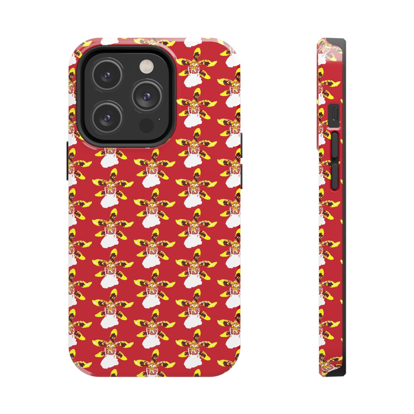 Tiger Orchid Red Tough Phone Case