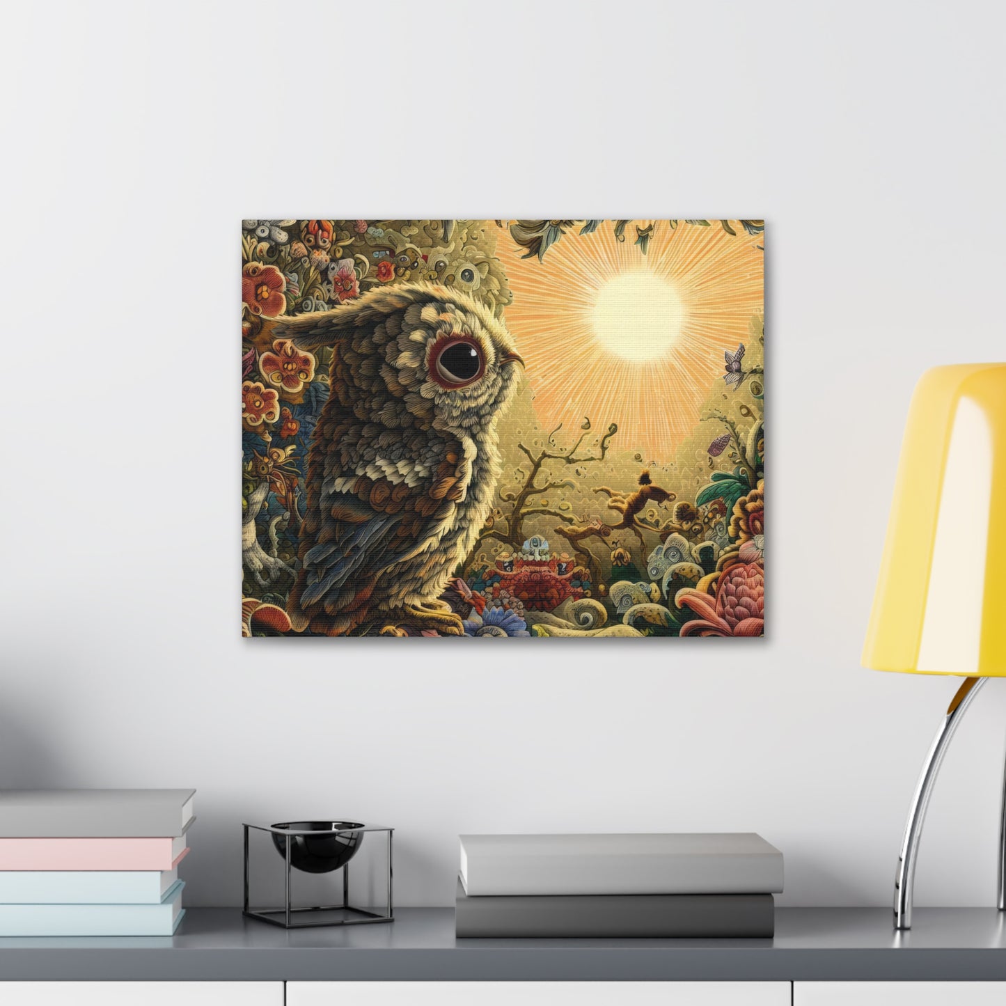 North Carolina Owl - Canvas Wall Art