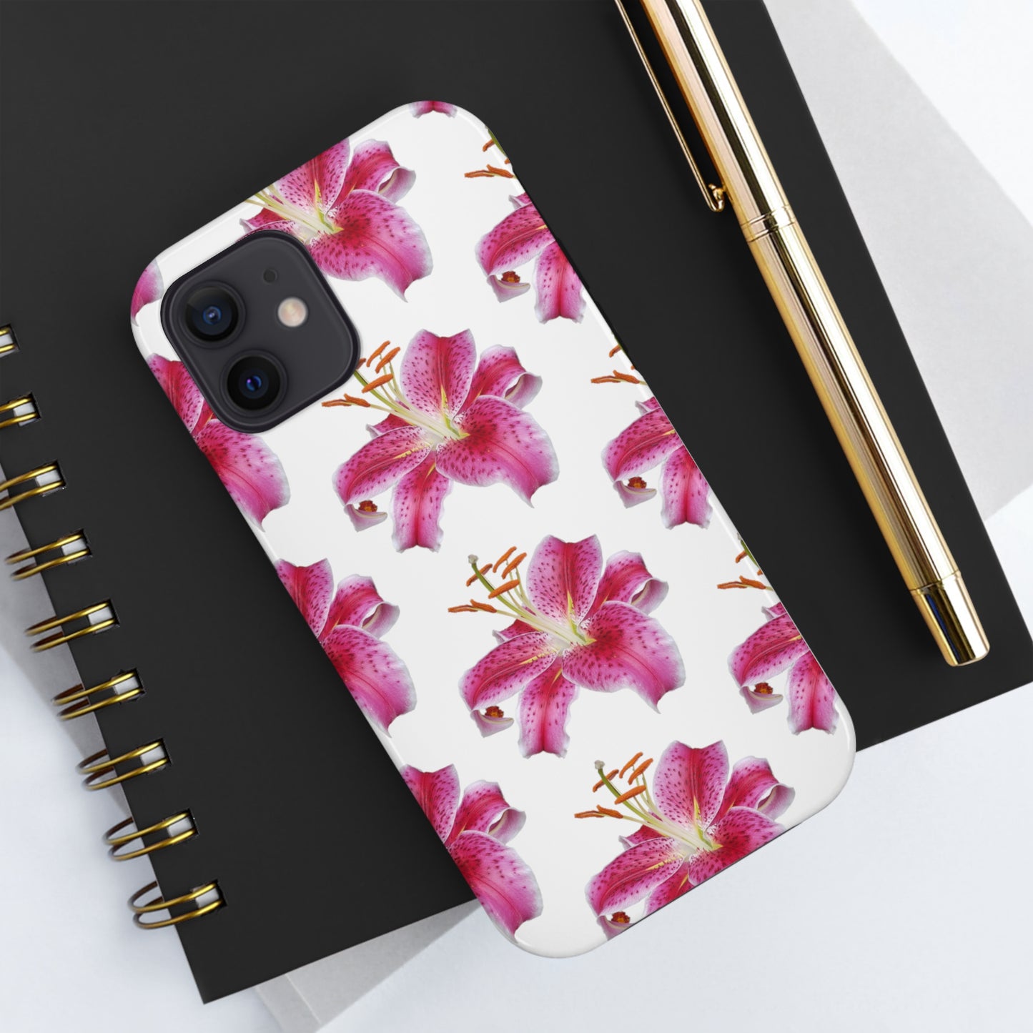 Stargazer Lily White Tough Phone Case