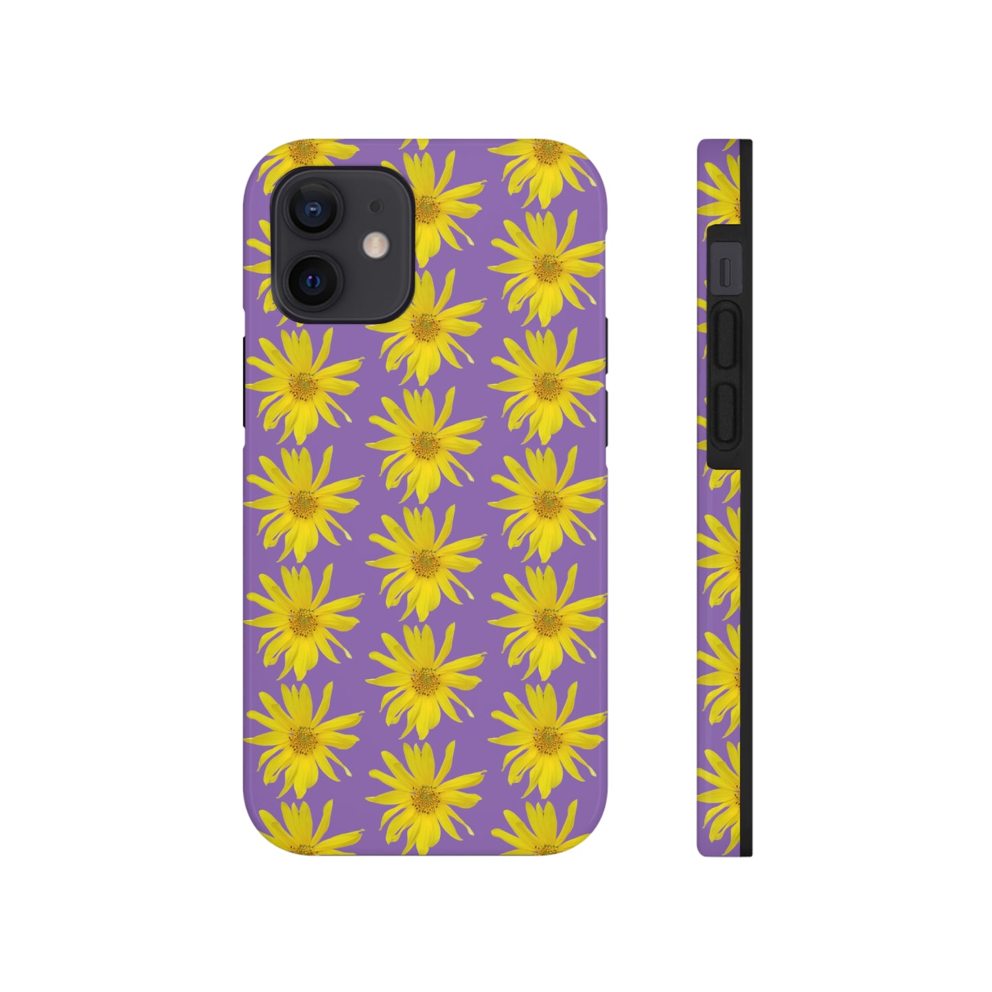 Wild Sunflower Purple Tough Phone Case