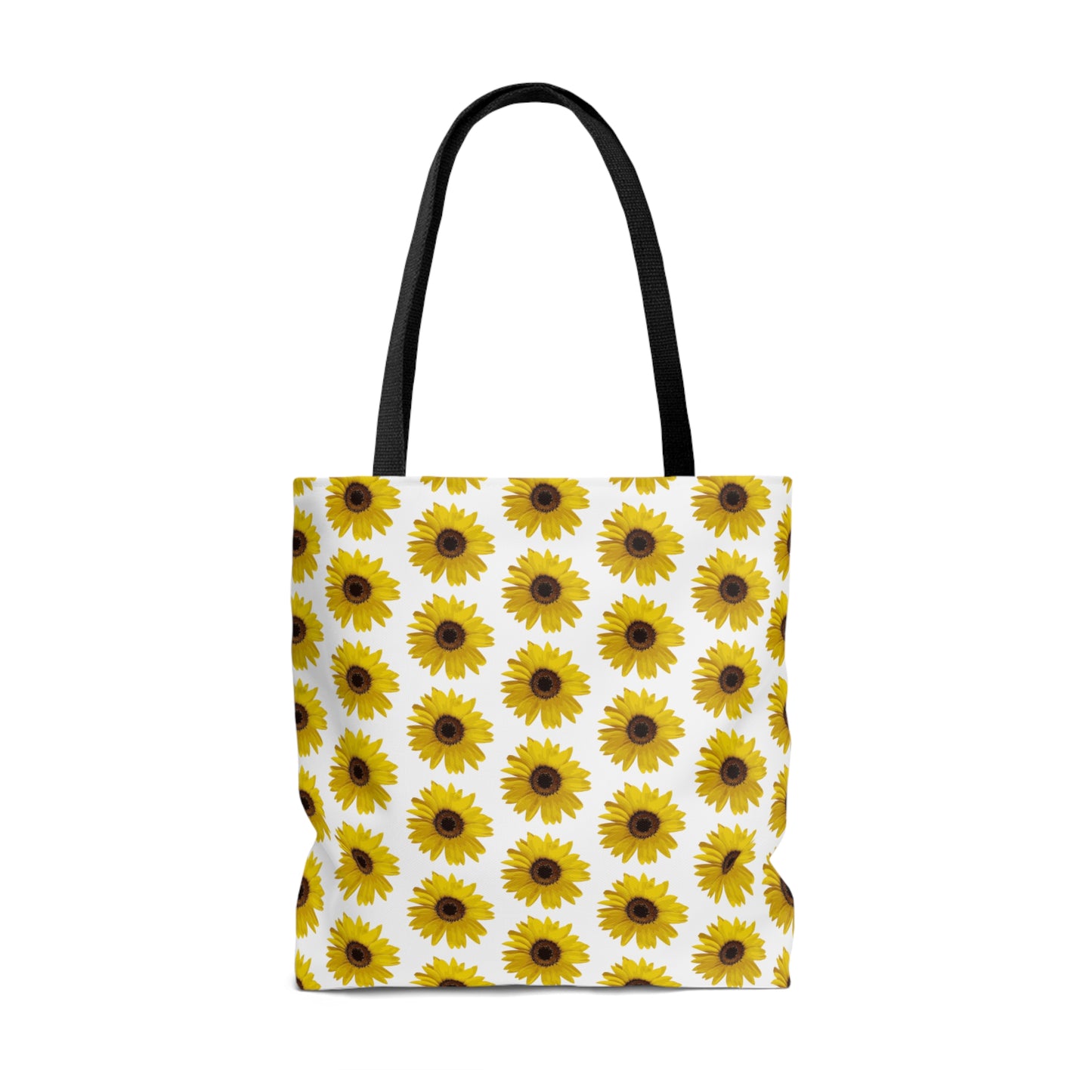 Sunflower White Tote Bag