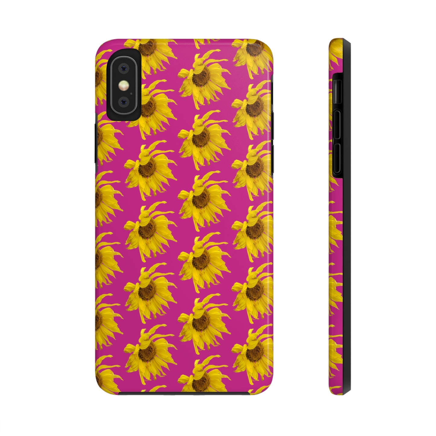 Fall Sunflower Pink Tough Phone Case