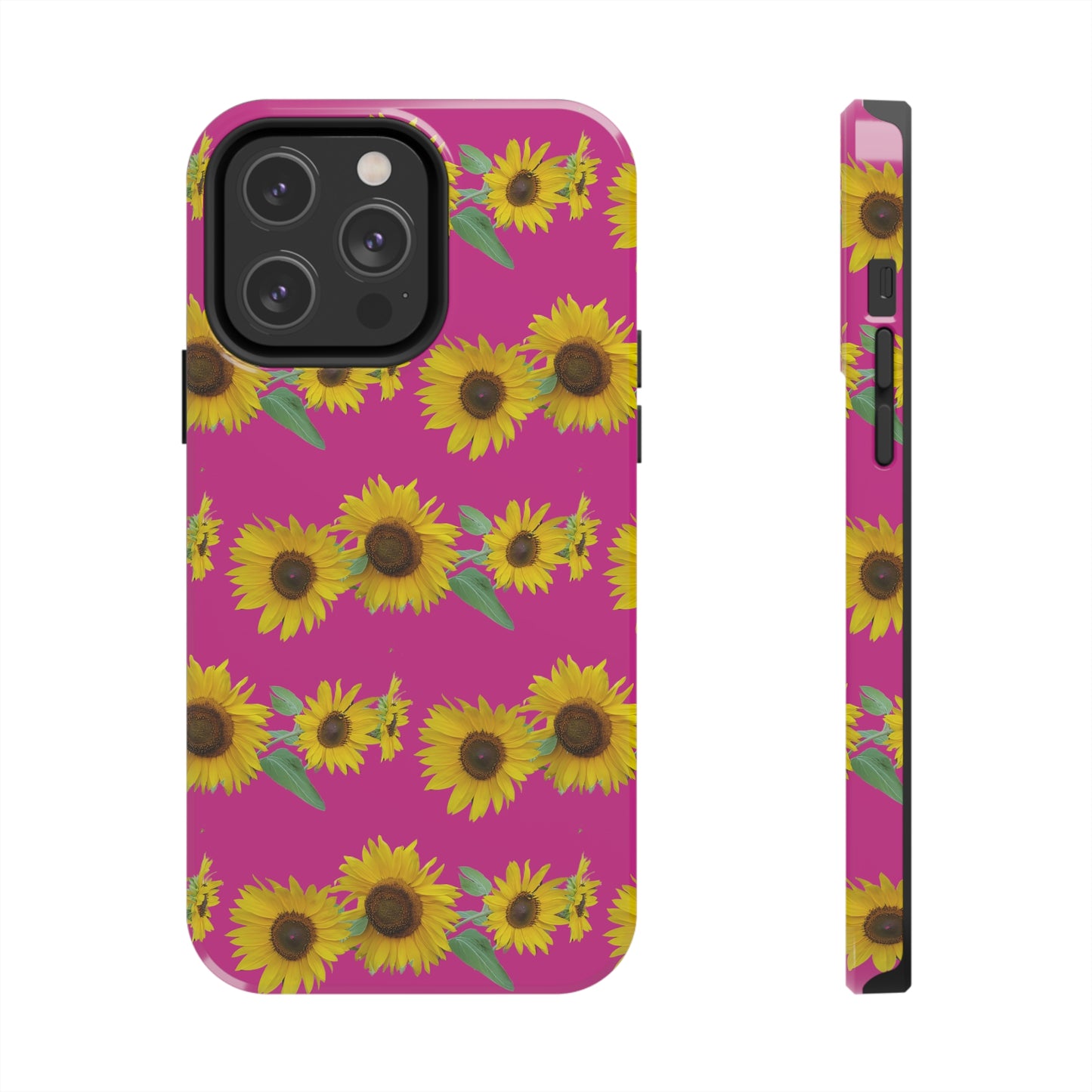 Sunflower Cluster Pink Tough Phone Case