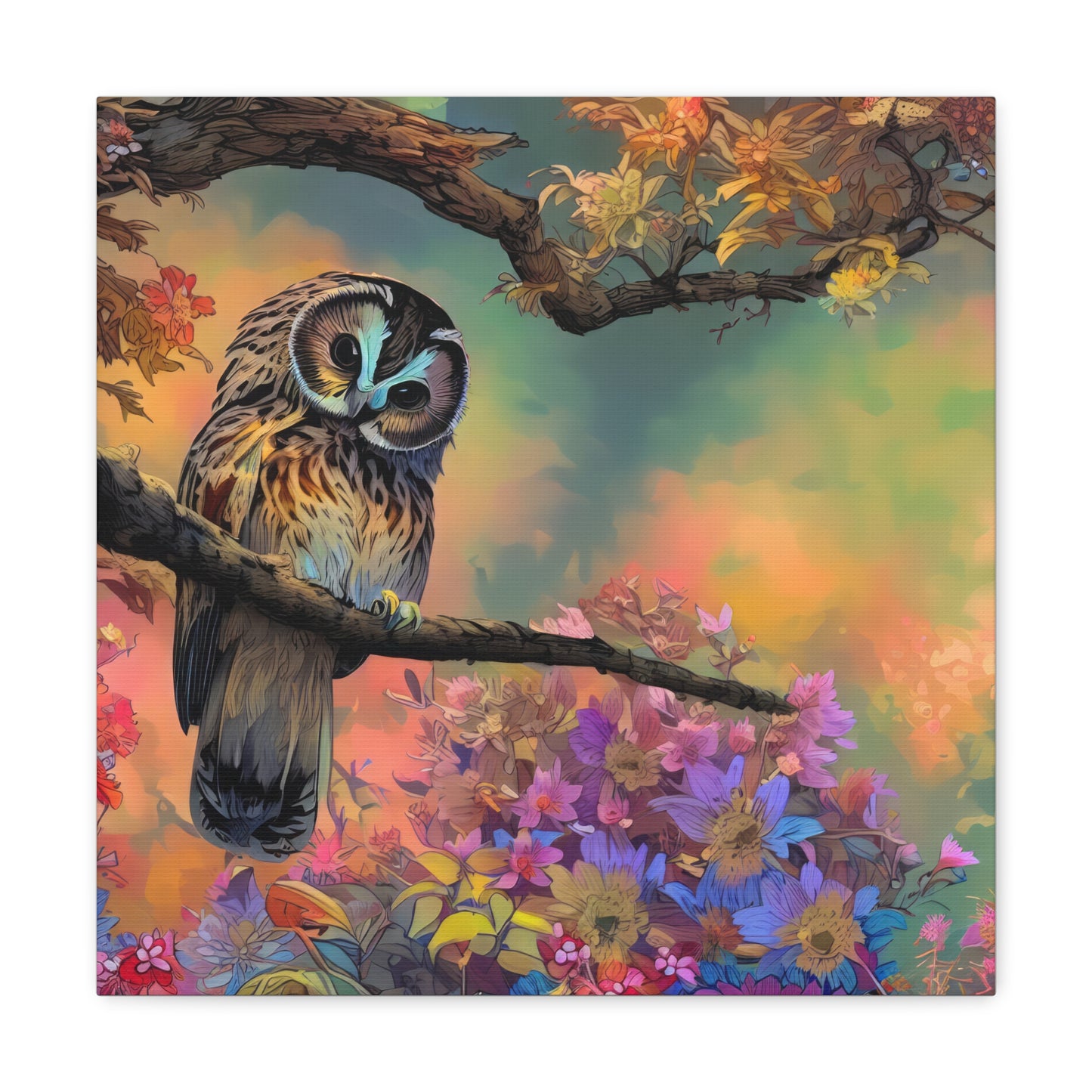 Kansas Owl - Canvas Wall Art