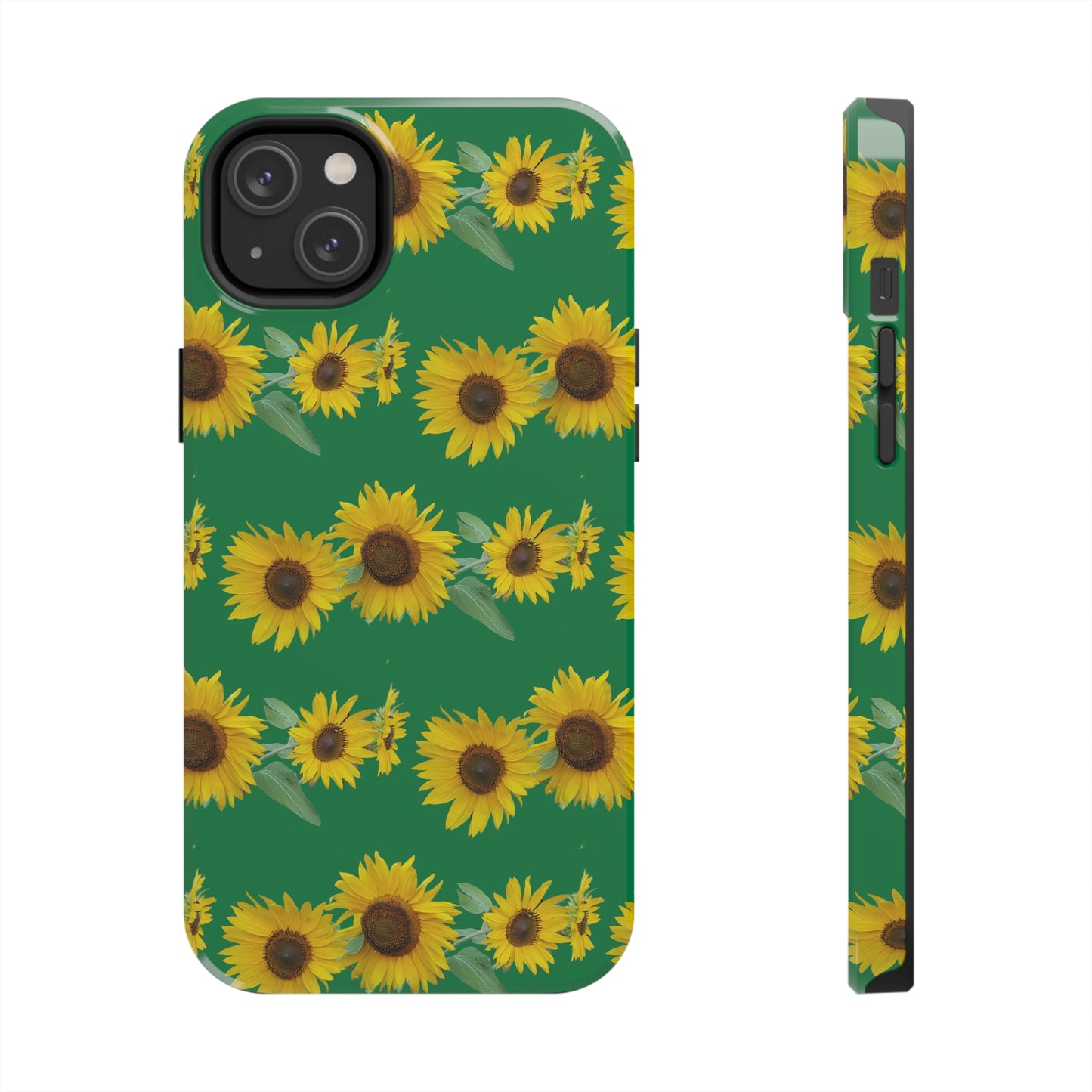 Sunflower Cluster Green Tough Phone Case