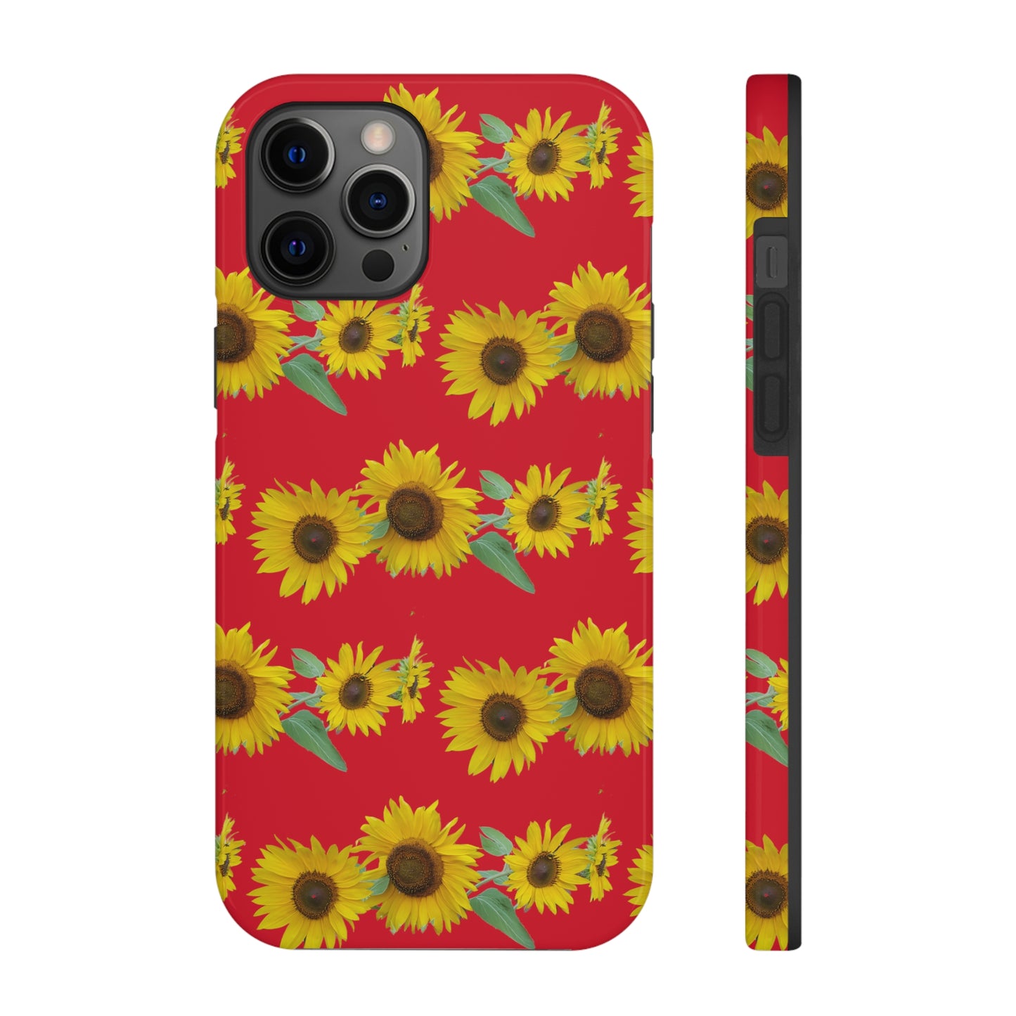 Sunflower Cluster RedTough Phone Case