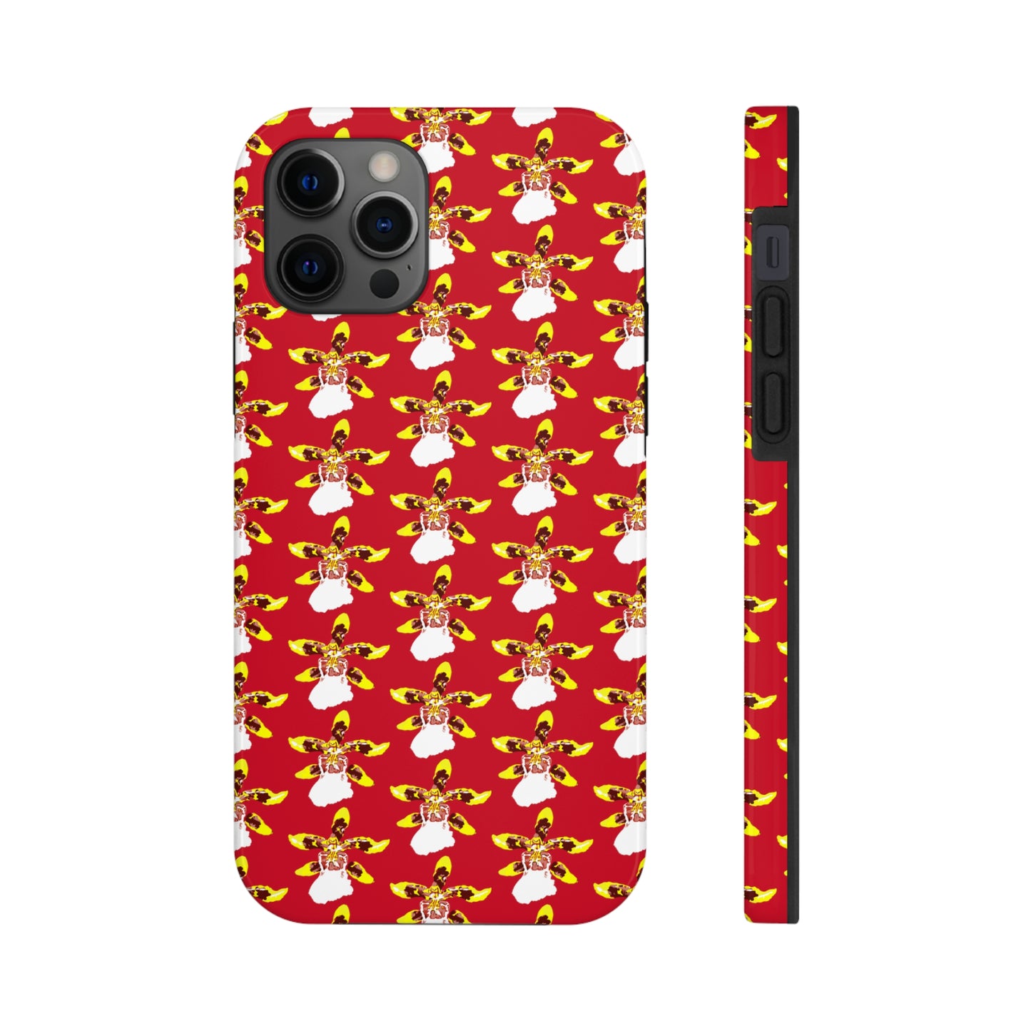 Tiger Orchid Red Tough Phone Case