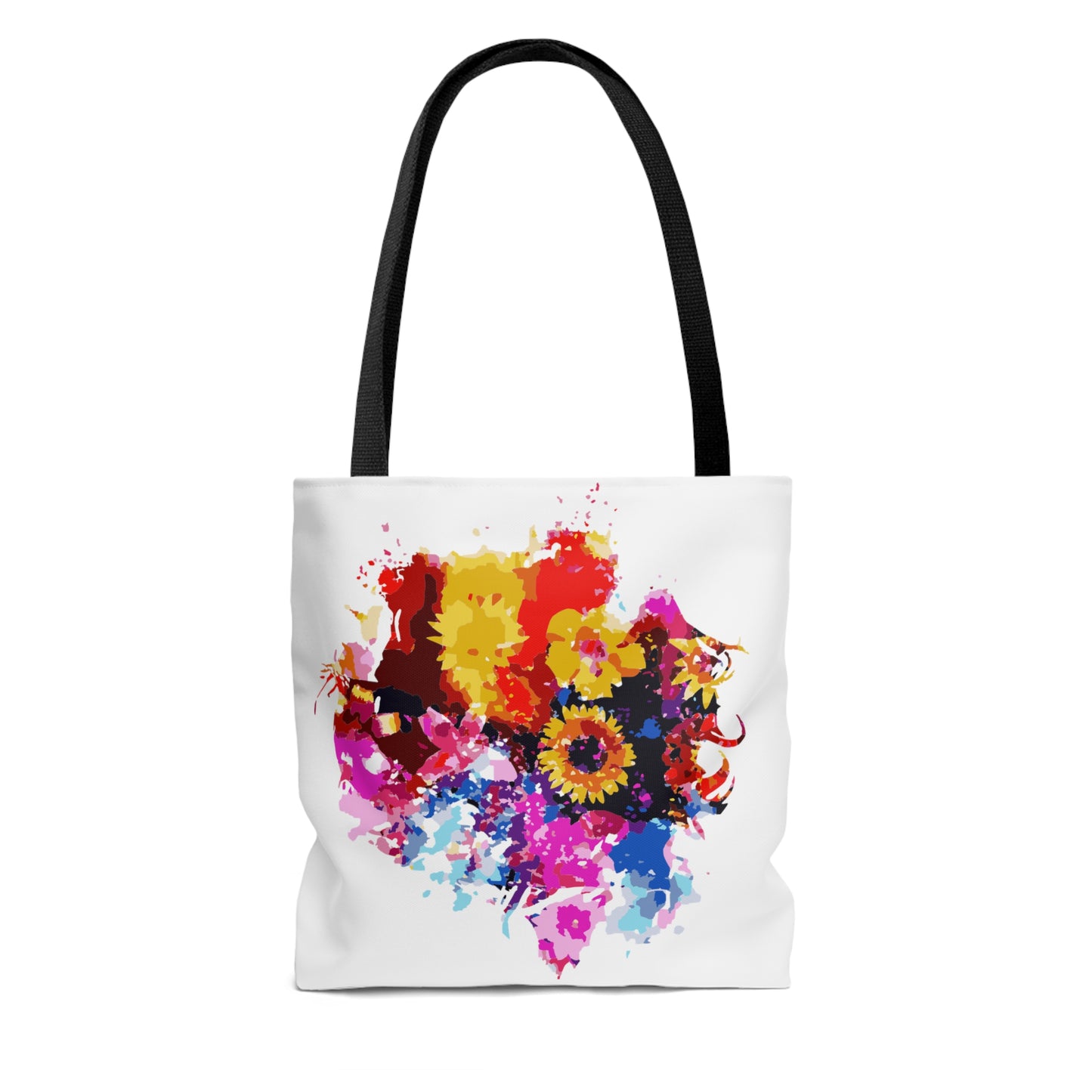 Floral Symphony Tote Bag