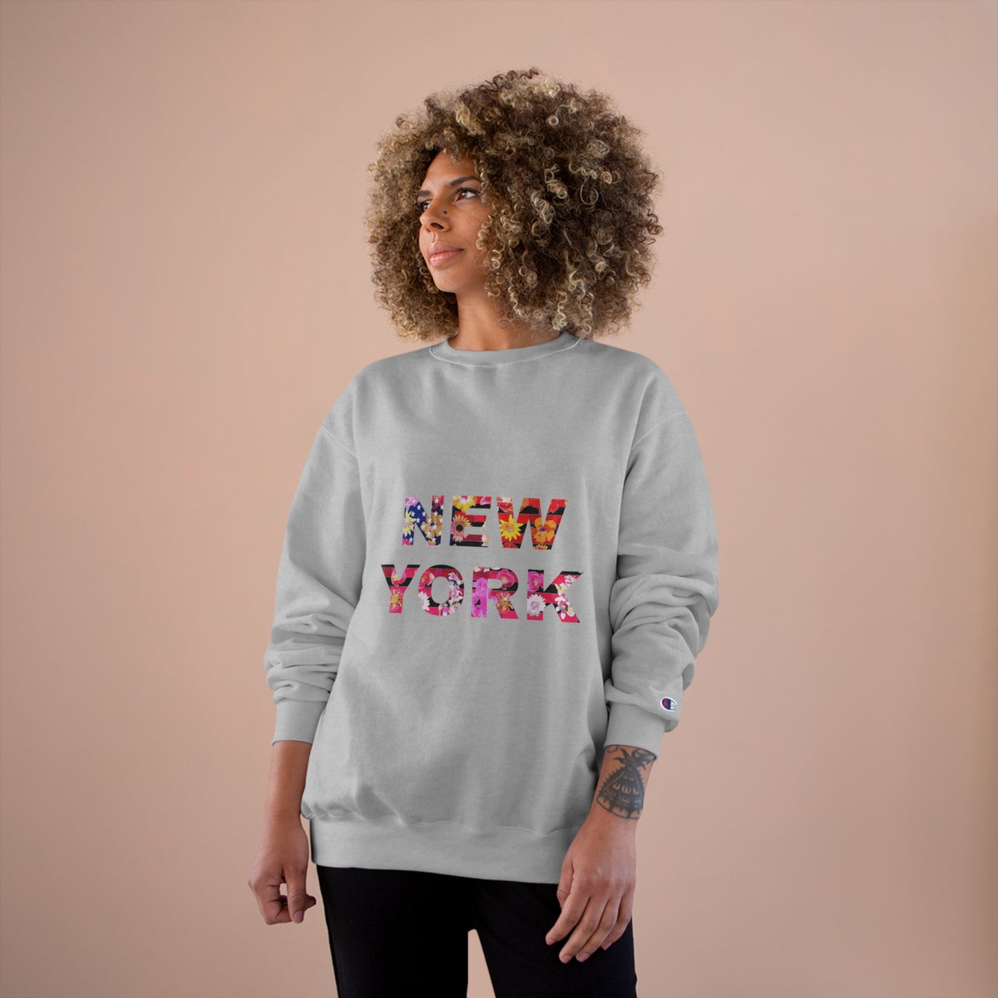 New York Floral Champion Sweatshirt