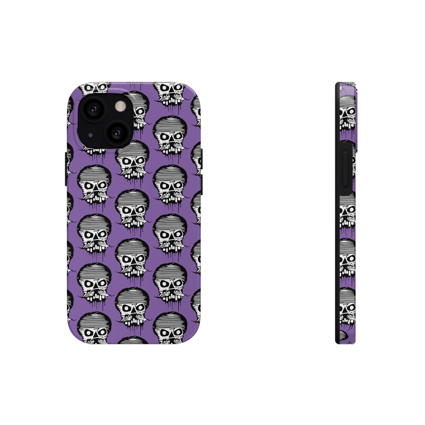 Skull Purple Tough Phone Case