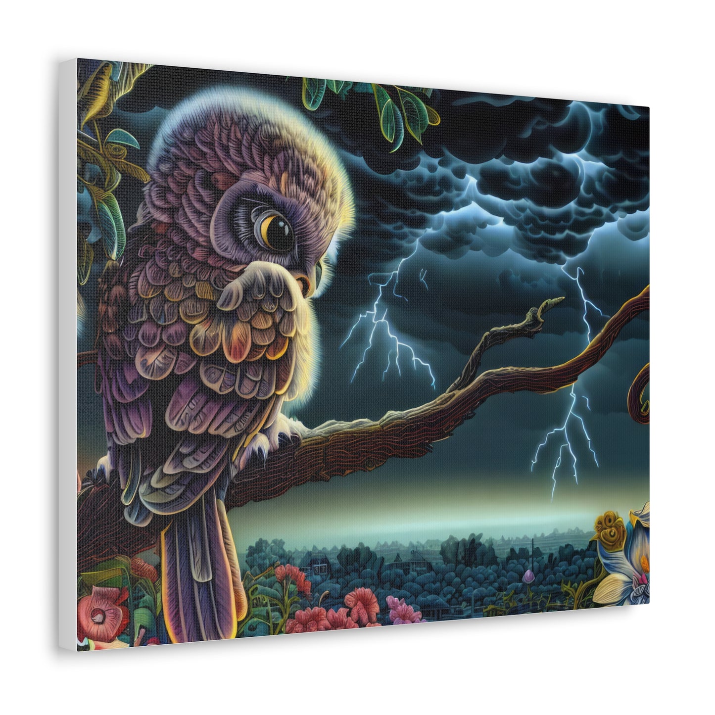 Washington Owl - Canvas Wall Art