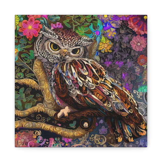 Alaska Owl  - Canvas Wall Art