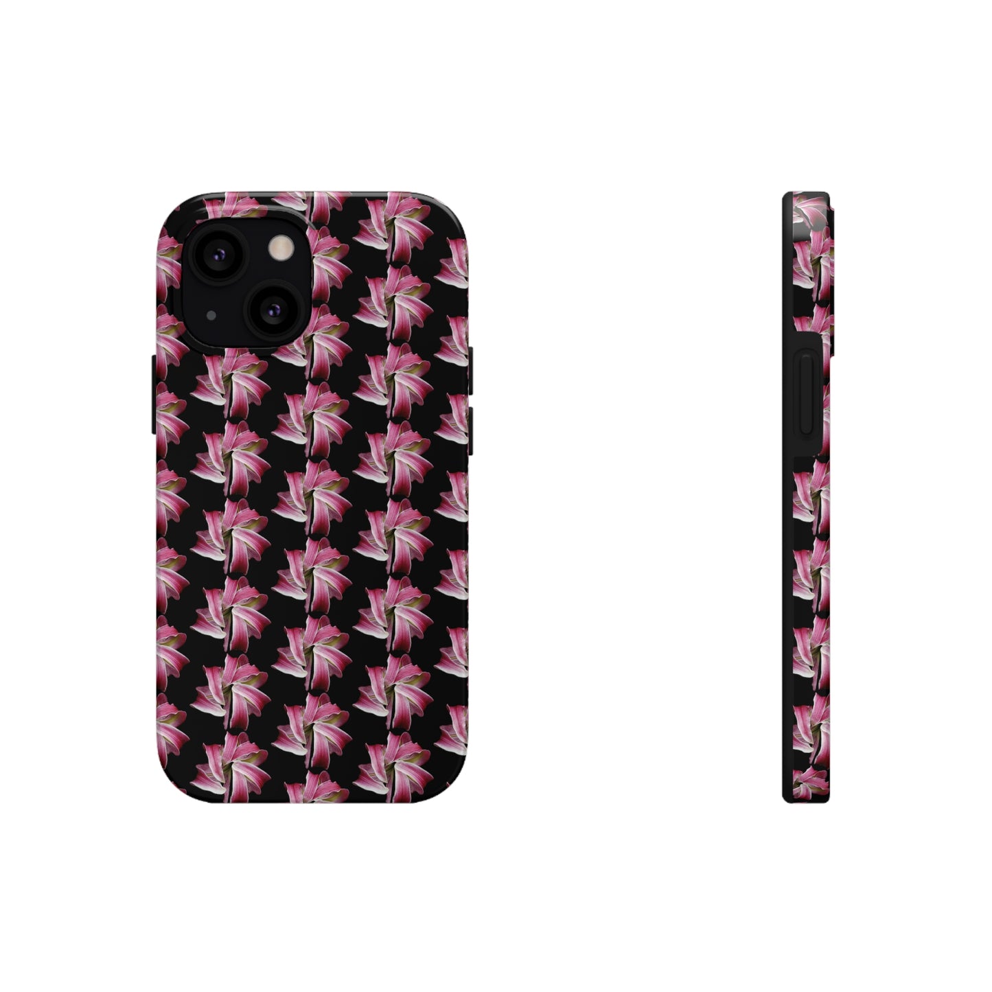 Morning Lily Black Tough Phone Case