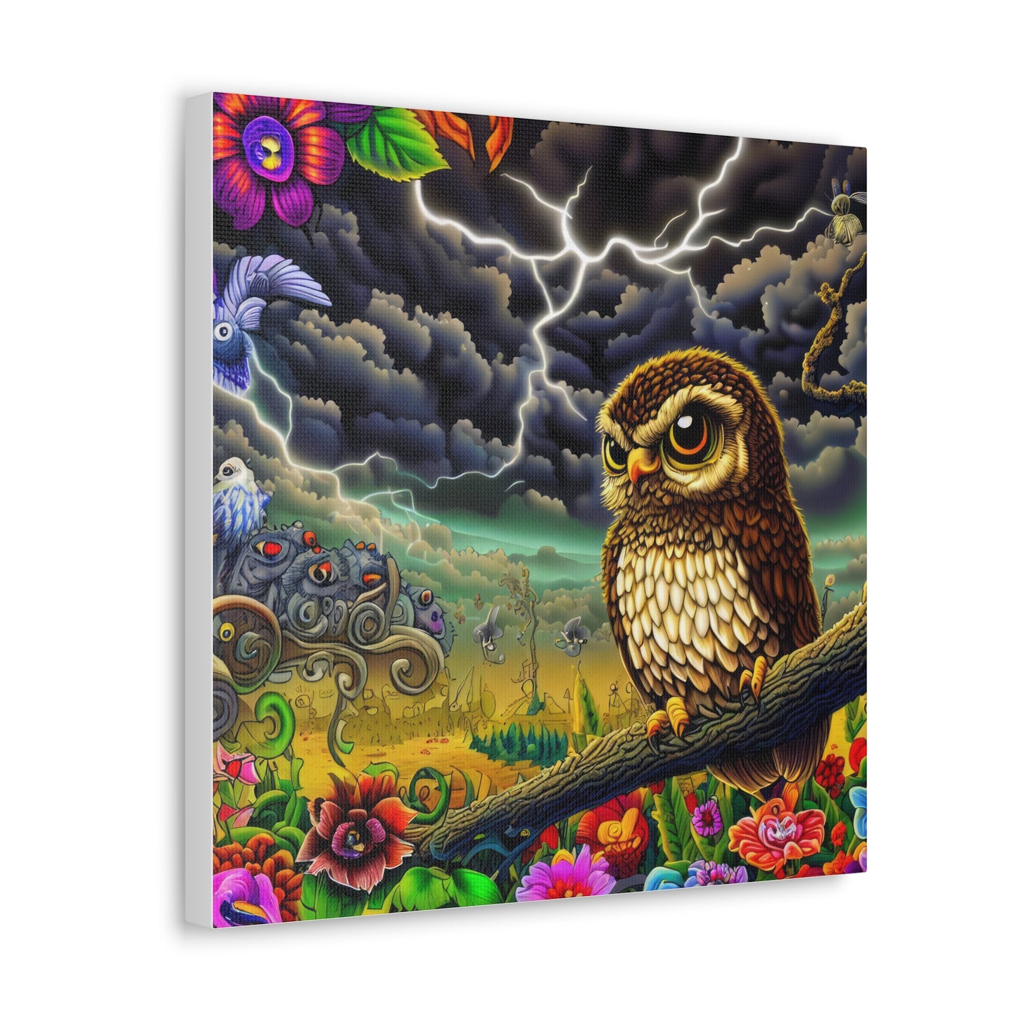 Oklahoma Owl - Canvas Wall Art