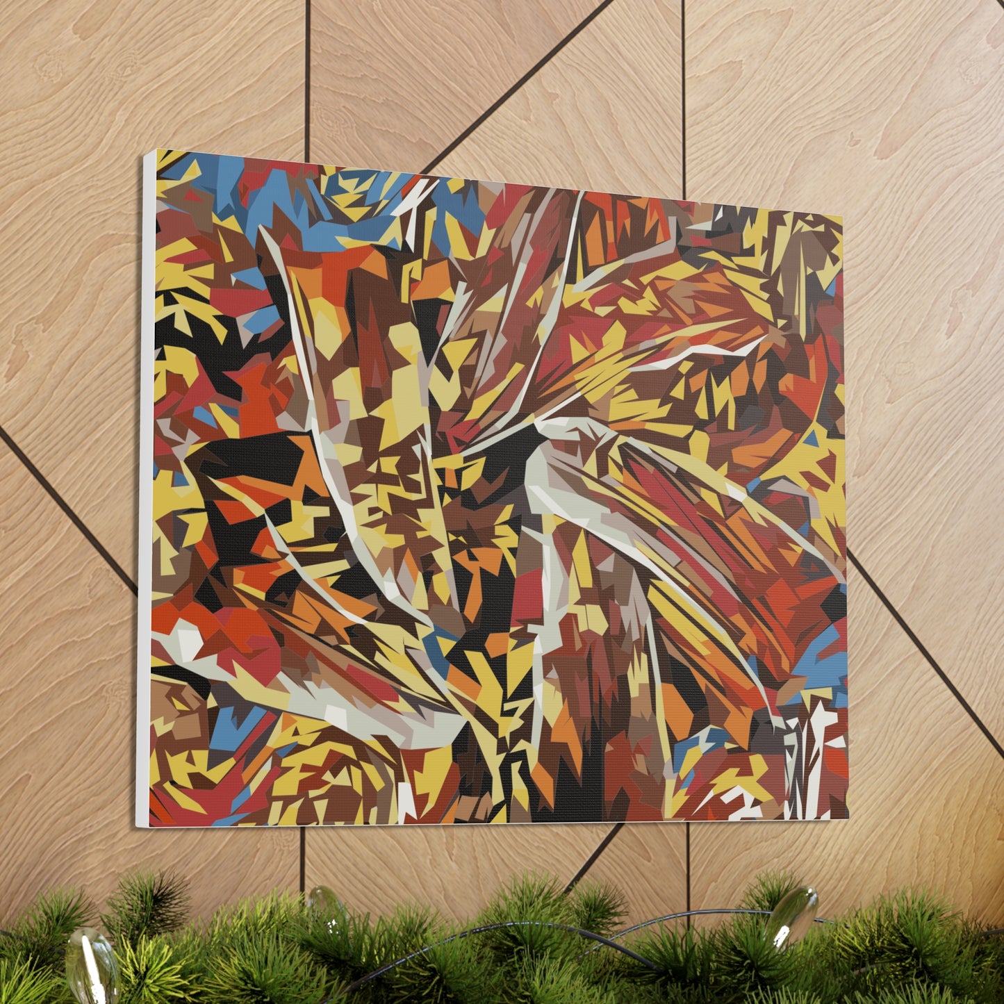 Abstract Floral Fiesta Canvas Gallery Wraps