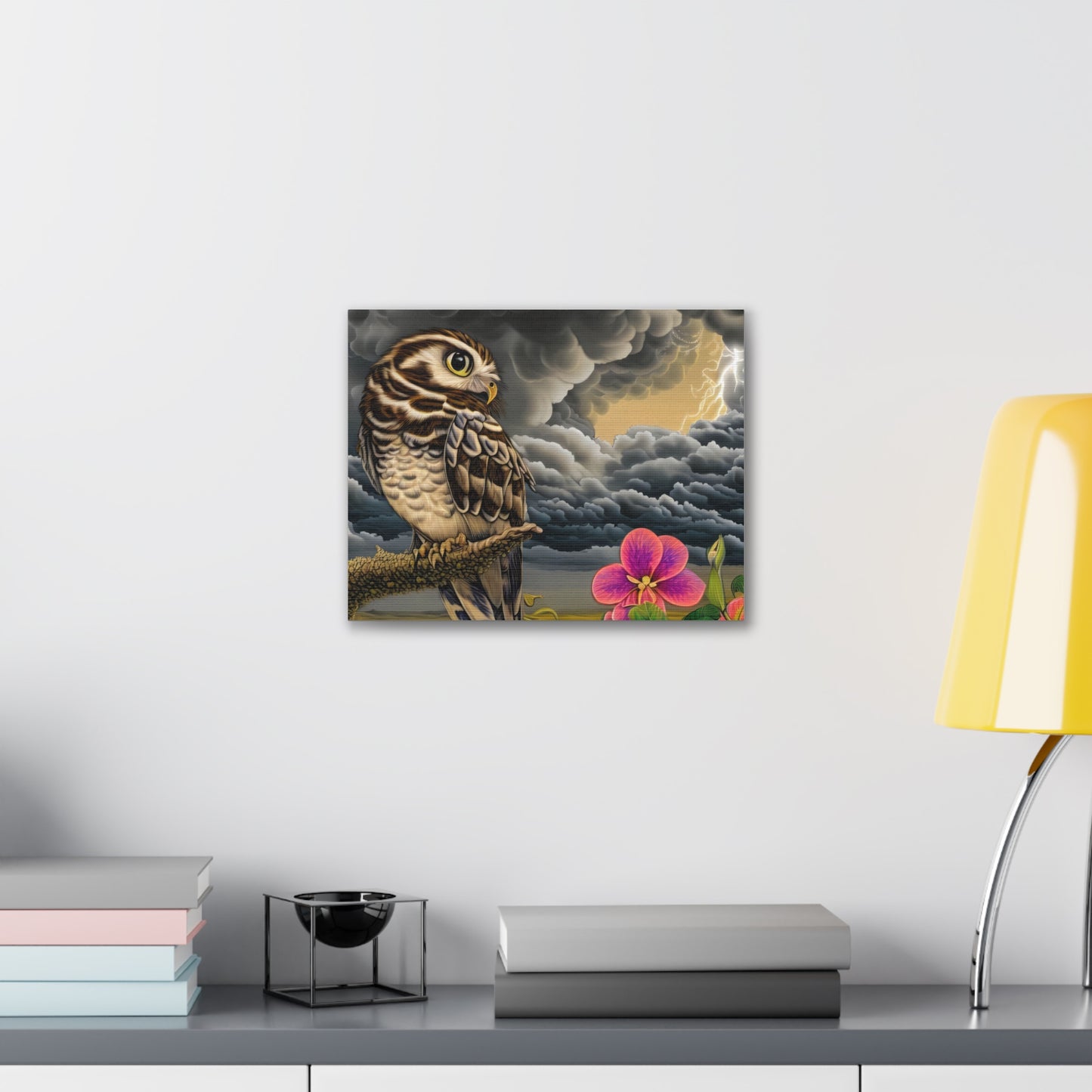 Hawaii Owl - Canvas Wall Art