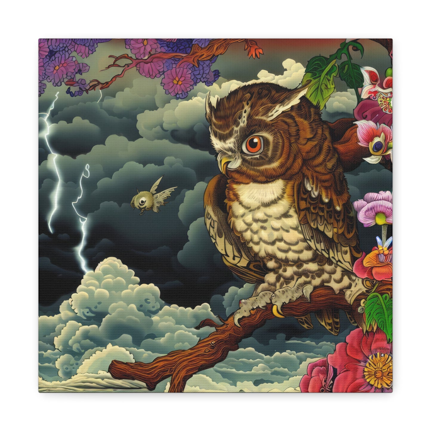 South Carolina Owl - Canvas Wall Art