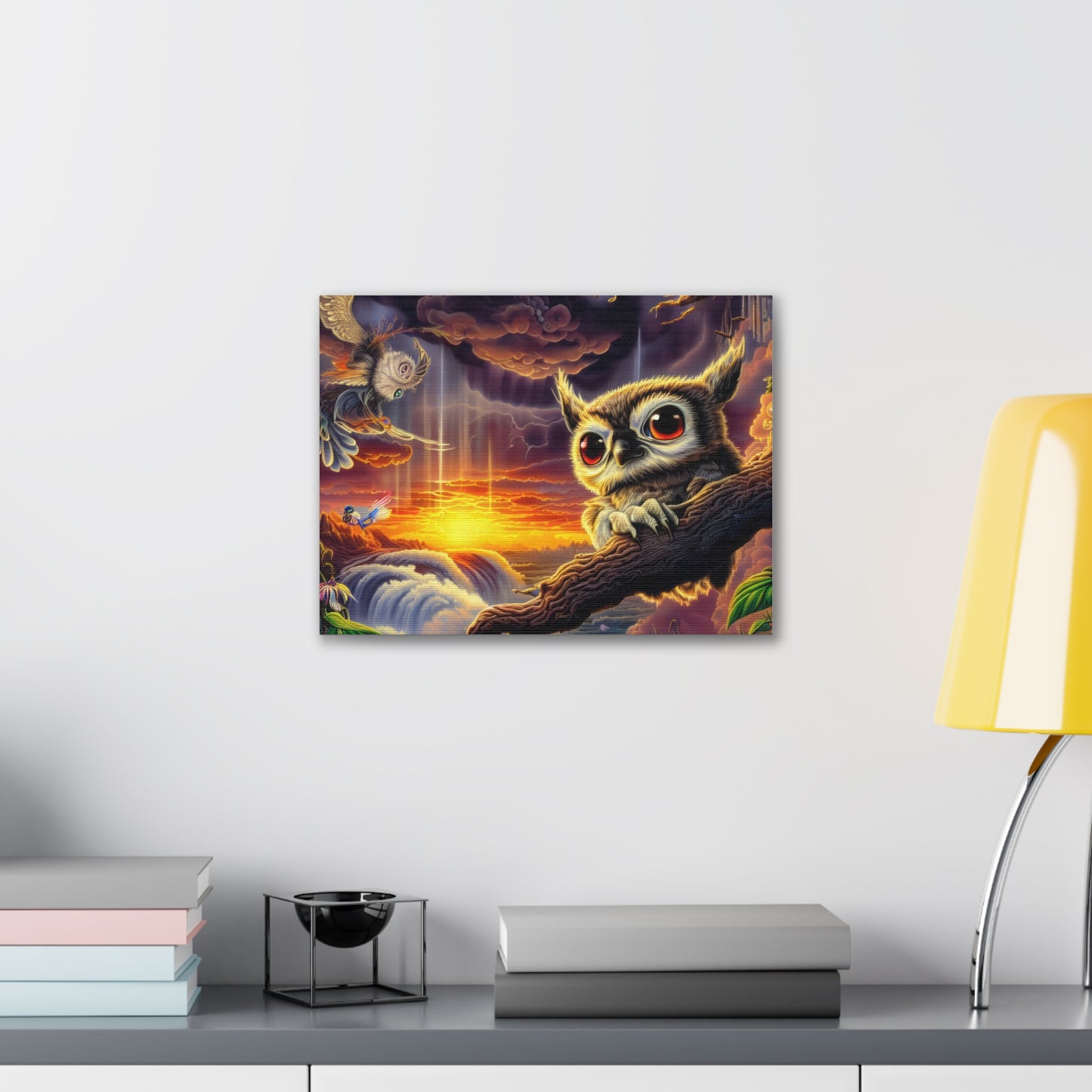 Agamemon Owl - Canvas Wall Art