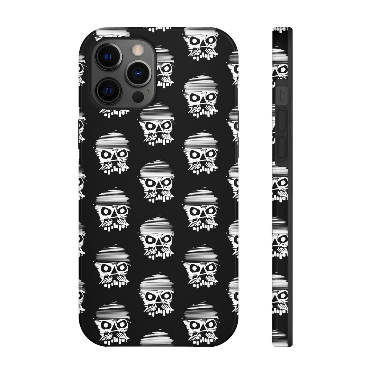 Skull Black Tough Phone Case