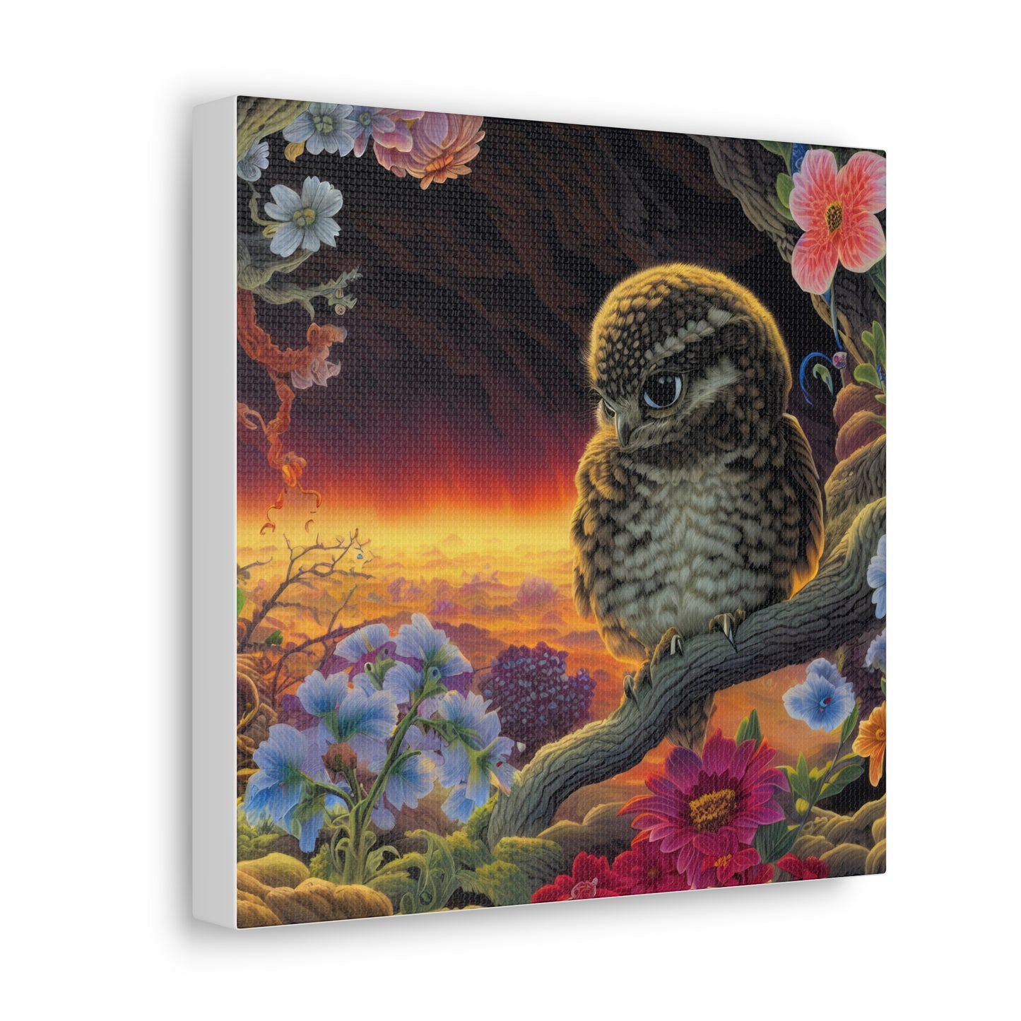 New Jersey Owl - Canvas Wall Art