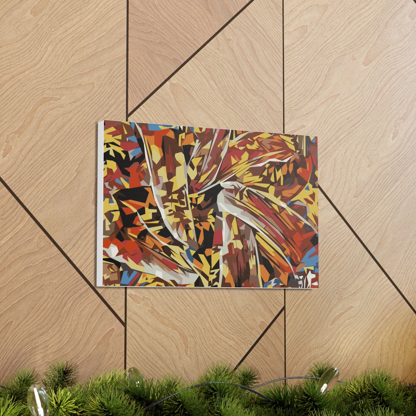 Abstract Floral Fiesta Canvas Gallery Wraps