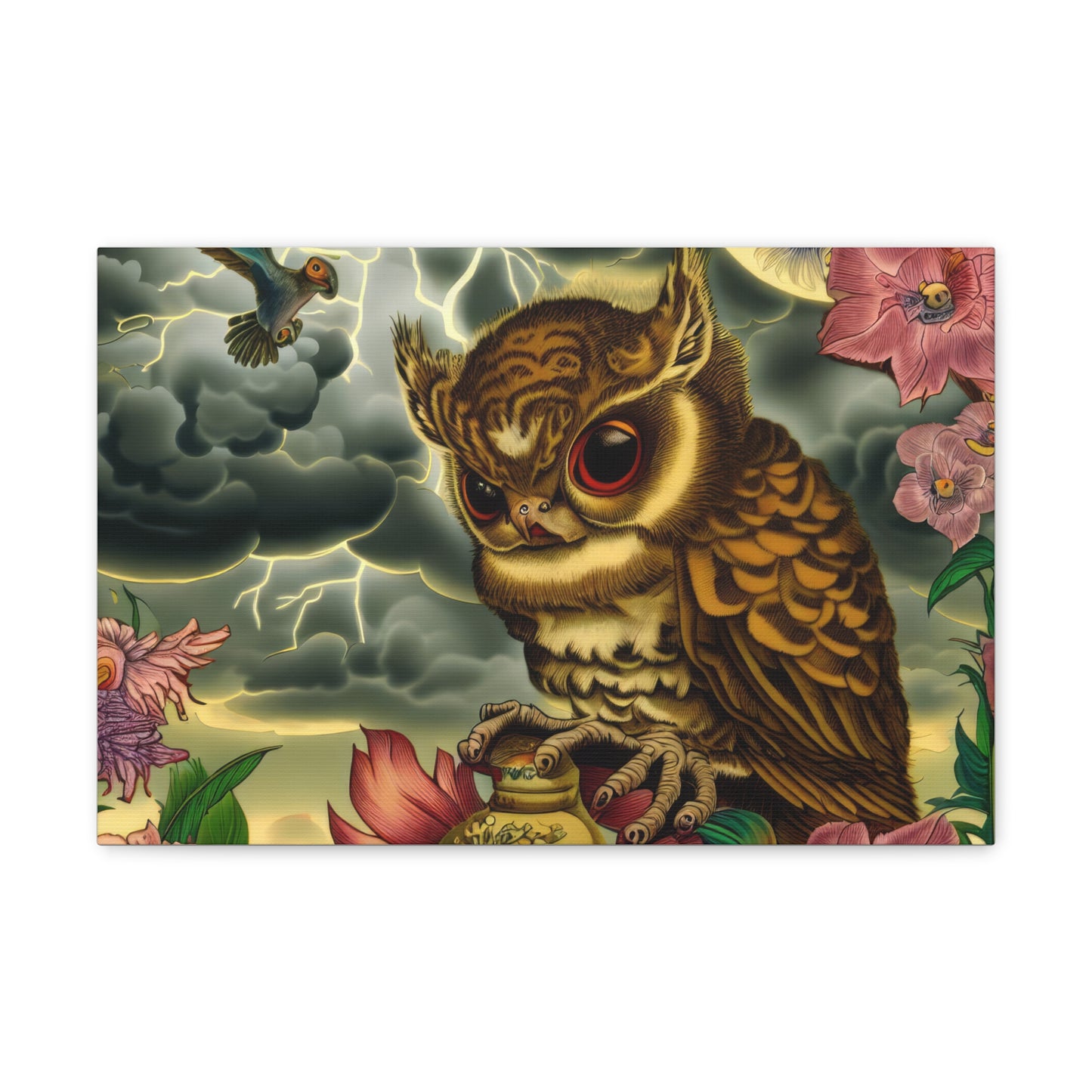 Indiana Owl - Canvas Wall Art