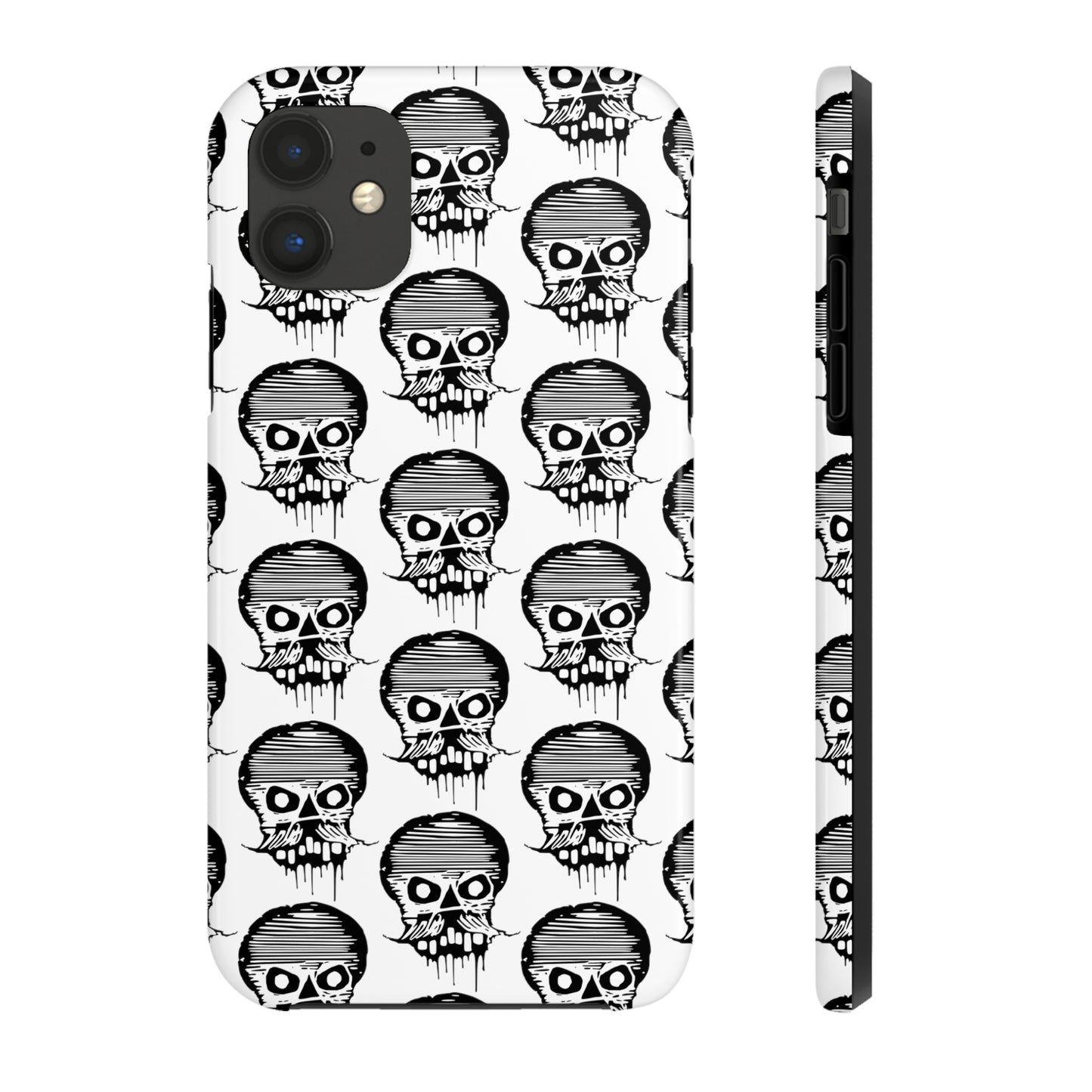 Skull White Tough Phone Case