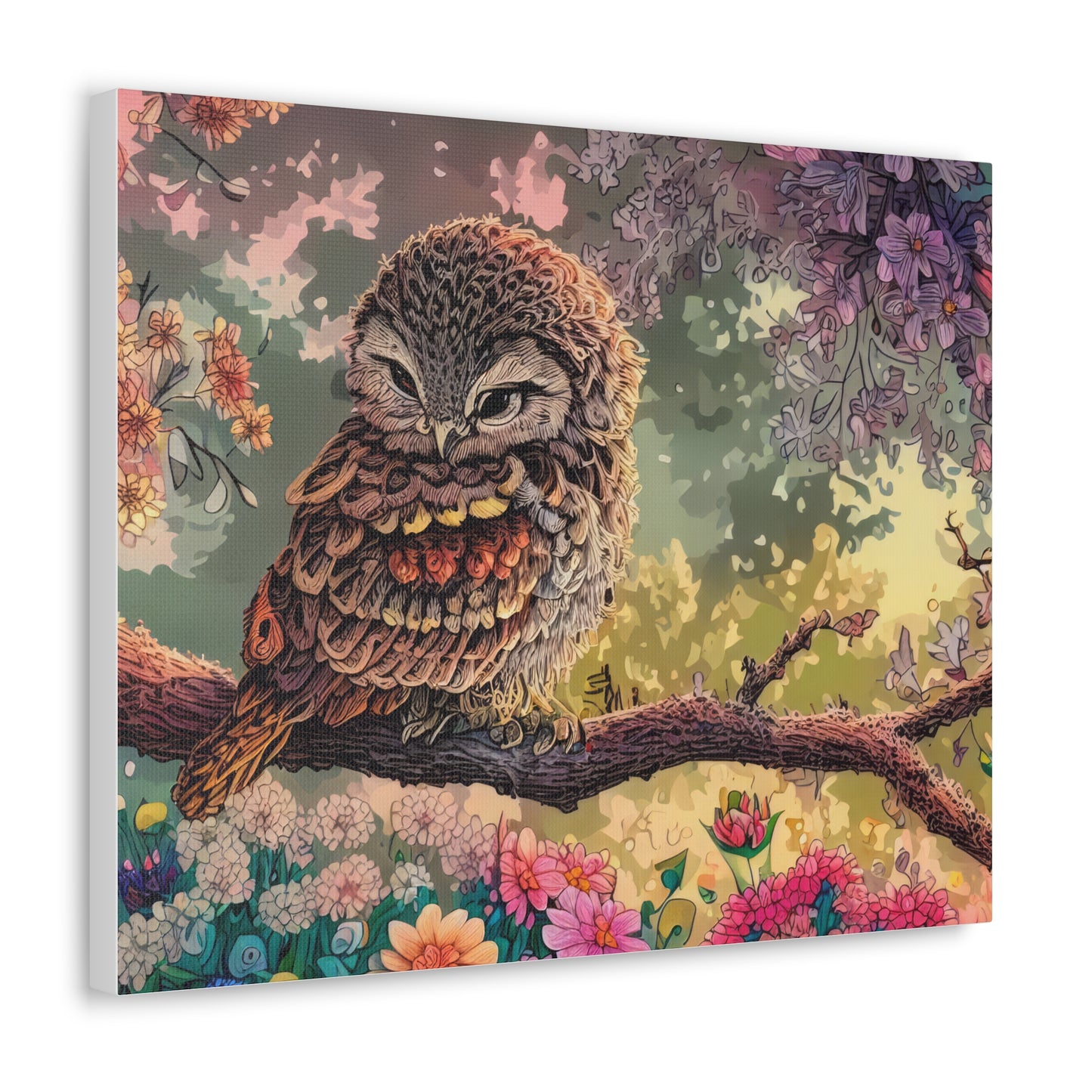 Oregon Owl - Canvas Wall Art