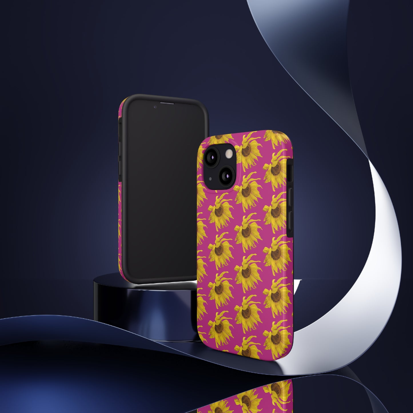 Fall Sunflower Pink Tough Phone Case