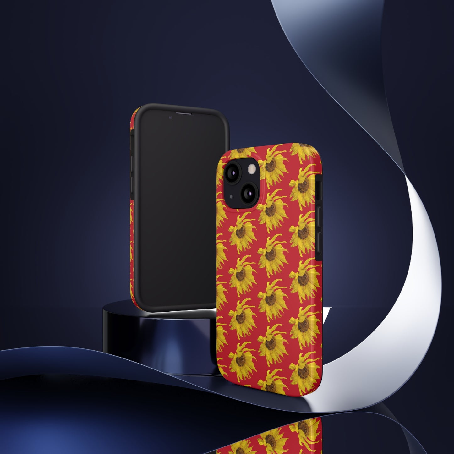 Fall Sunflower Red Tough Phone Case