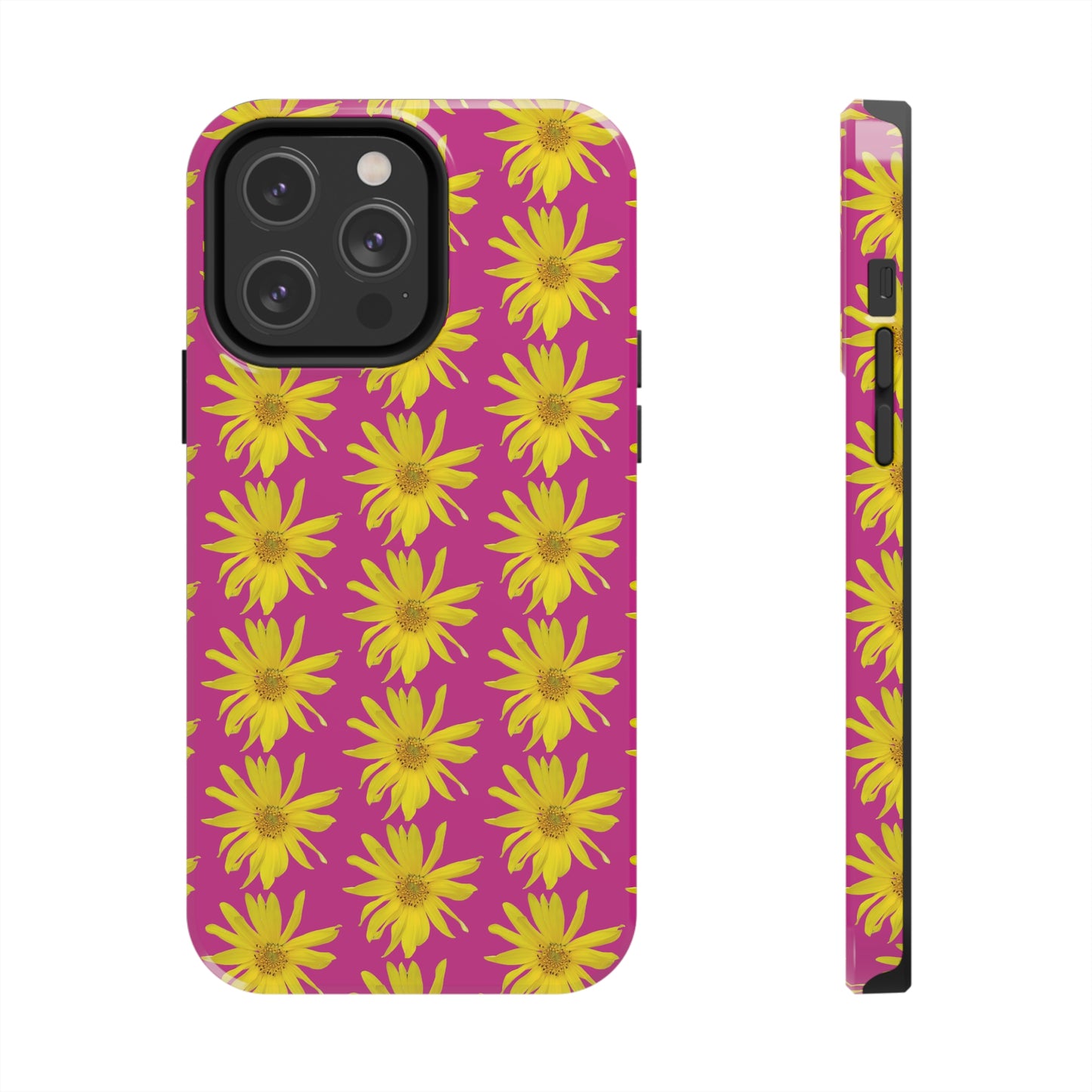 Wild Sunflower Pink Tough Phone Case