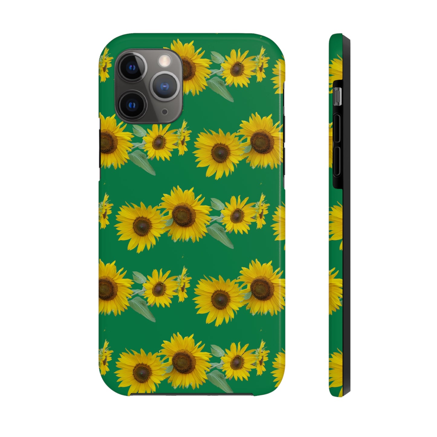 Sunflower Cluster Green Tough Phone Case