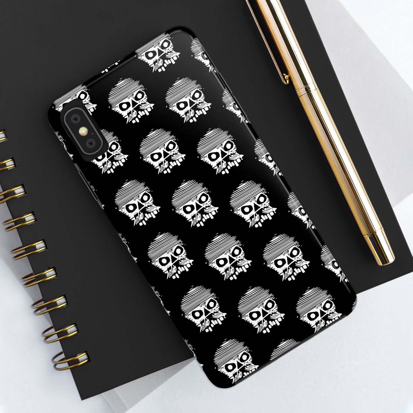 Skull Black Tough Phone Case