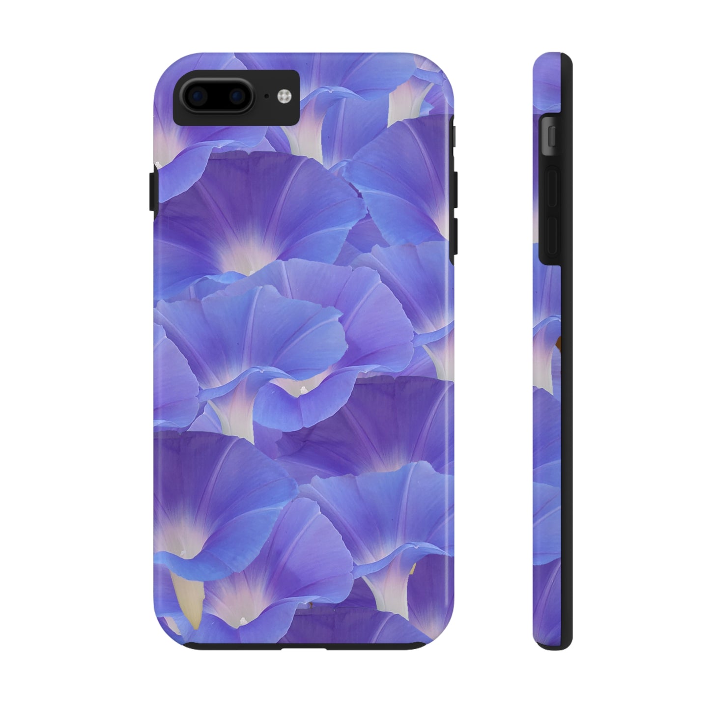 Blue Morning Glory Layers Tough Phone Case