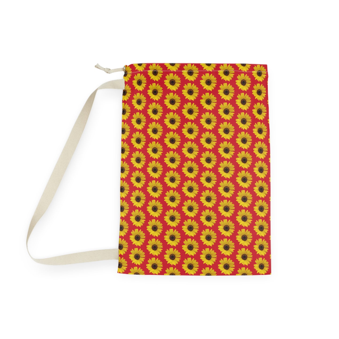 Sunflower Red Laundry Bag