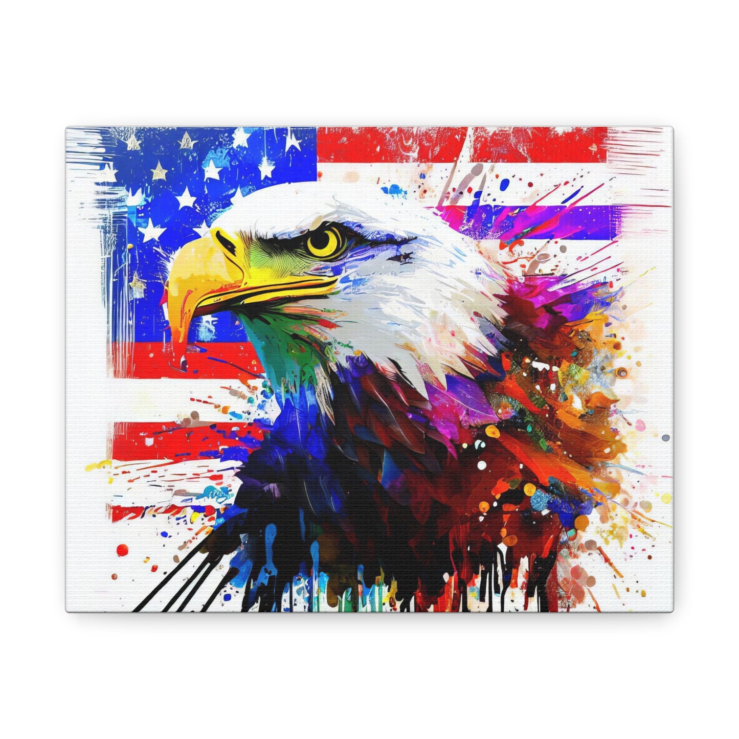 American Eagle Flag  - Canvas Wall Art