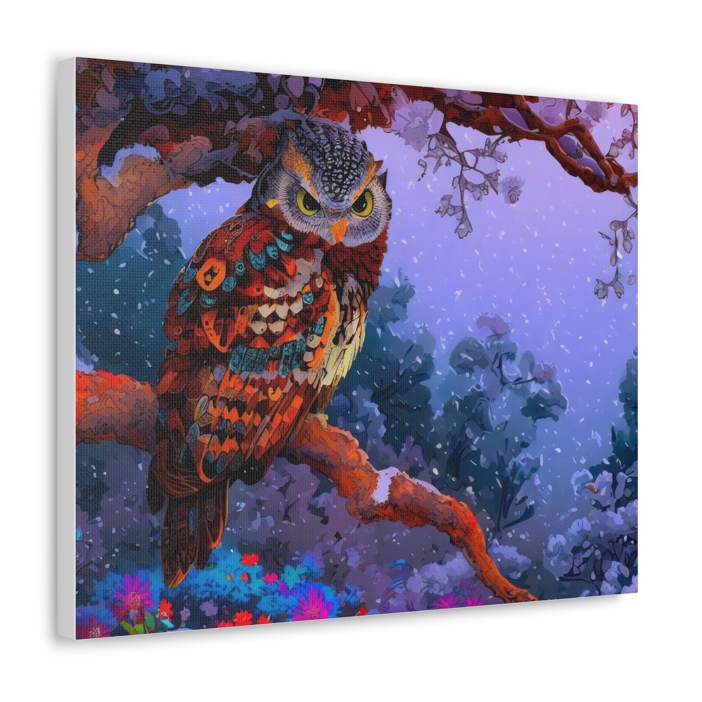 Wyoming Owl  - Canvas Wall Art