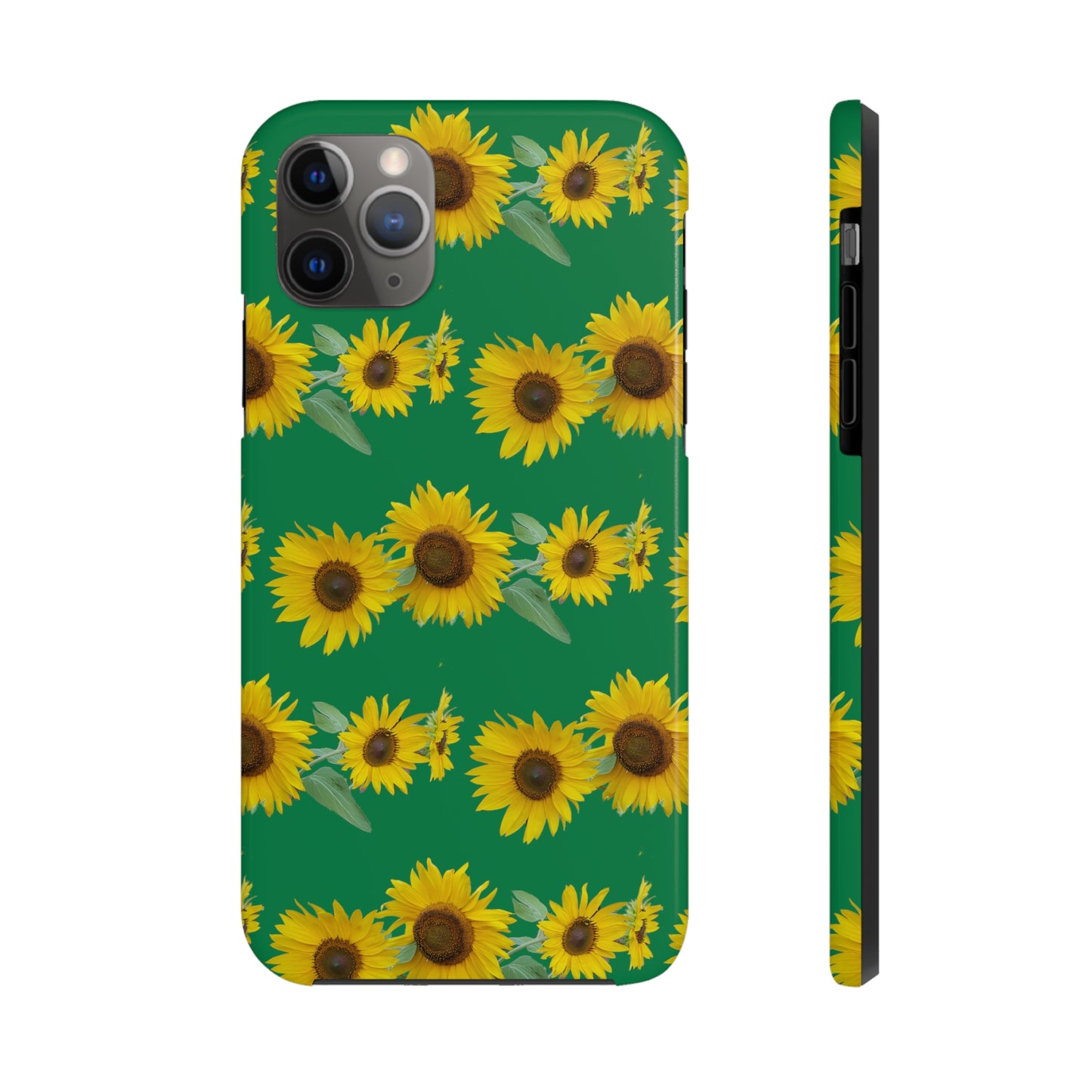 Sunflower Cluster Green Tough Phone Case