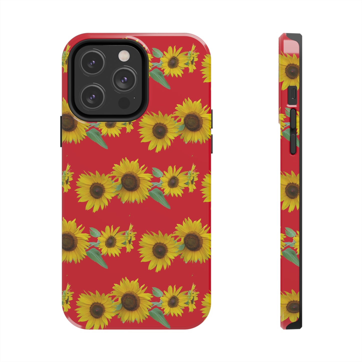 Sunflower Cluster RedTough Phone Case