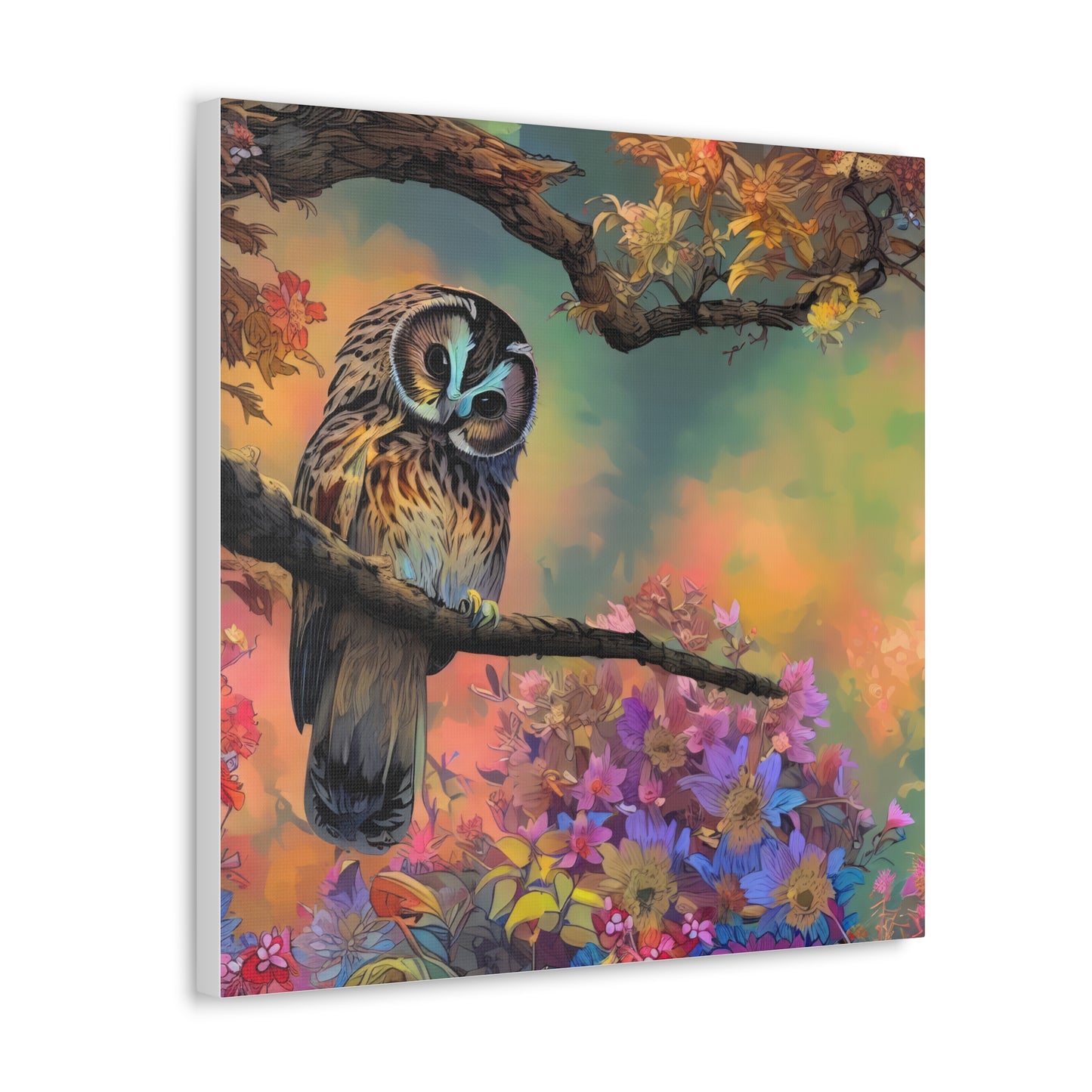 Kansas Owl - Canvas Wall Art